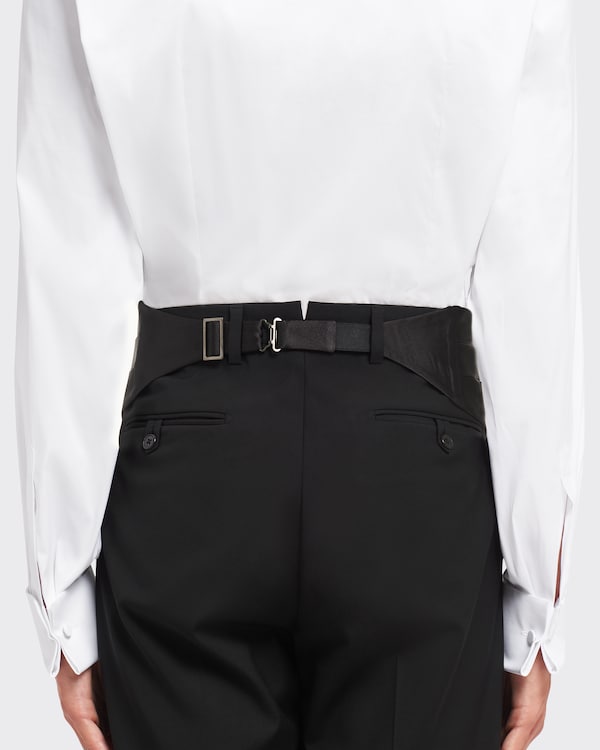 Fascia da smoking in satin Fascia da smoking in satin