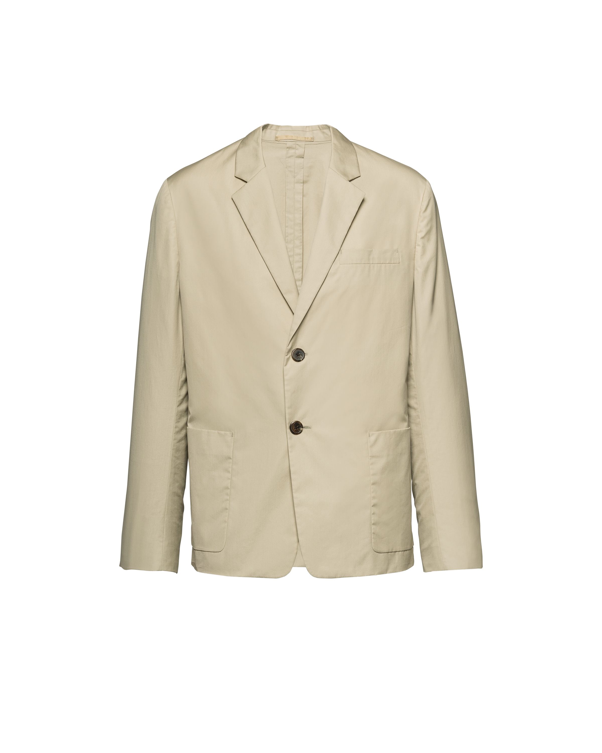 PRADA SINGLE-BREASTED COTTON JACKET