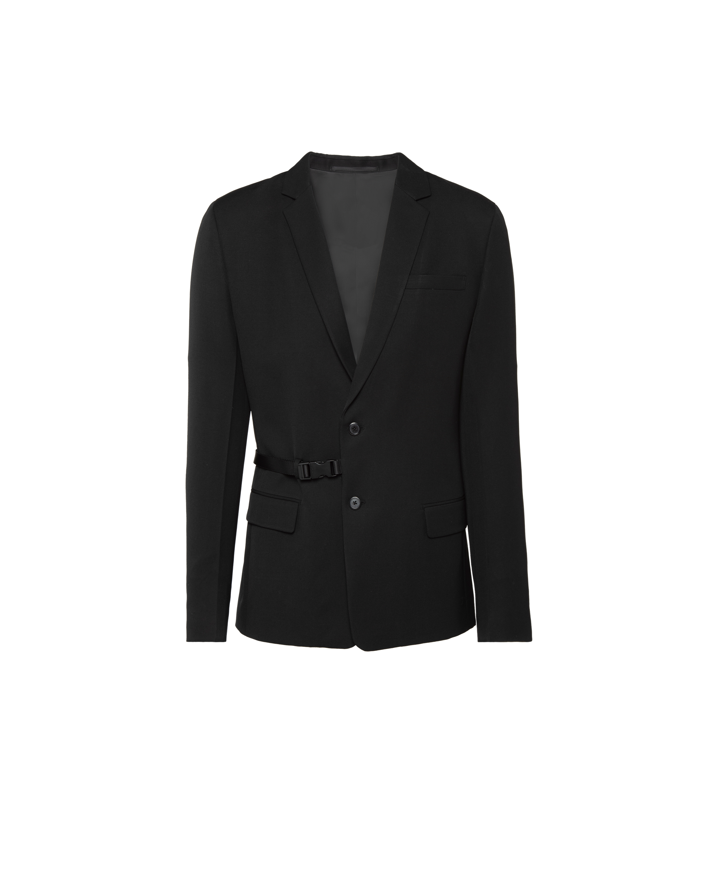 black single breasted formal coat