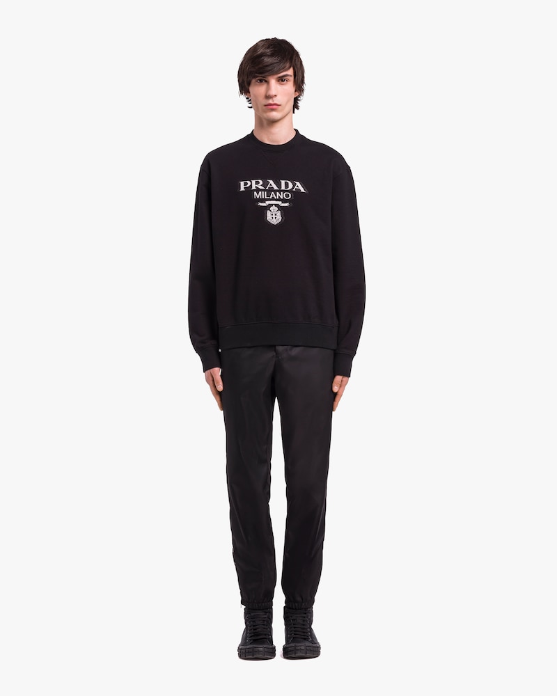prada logo sweatshirt