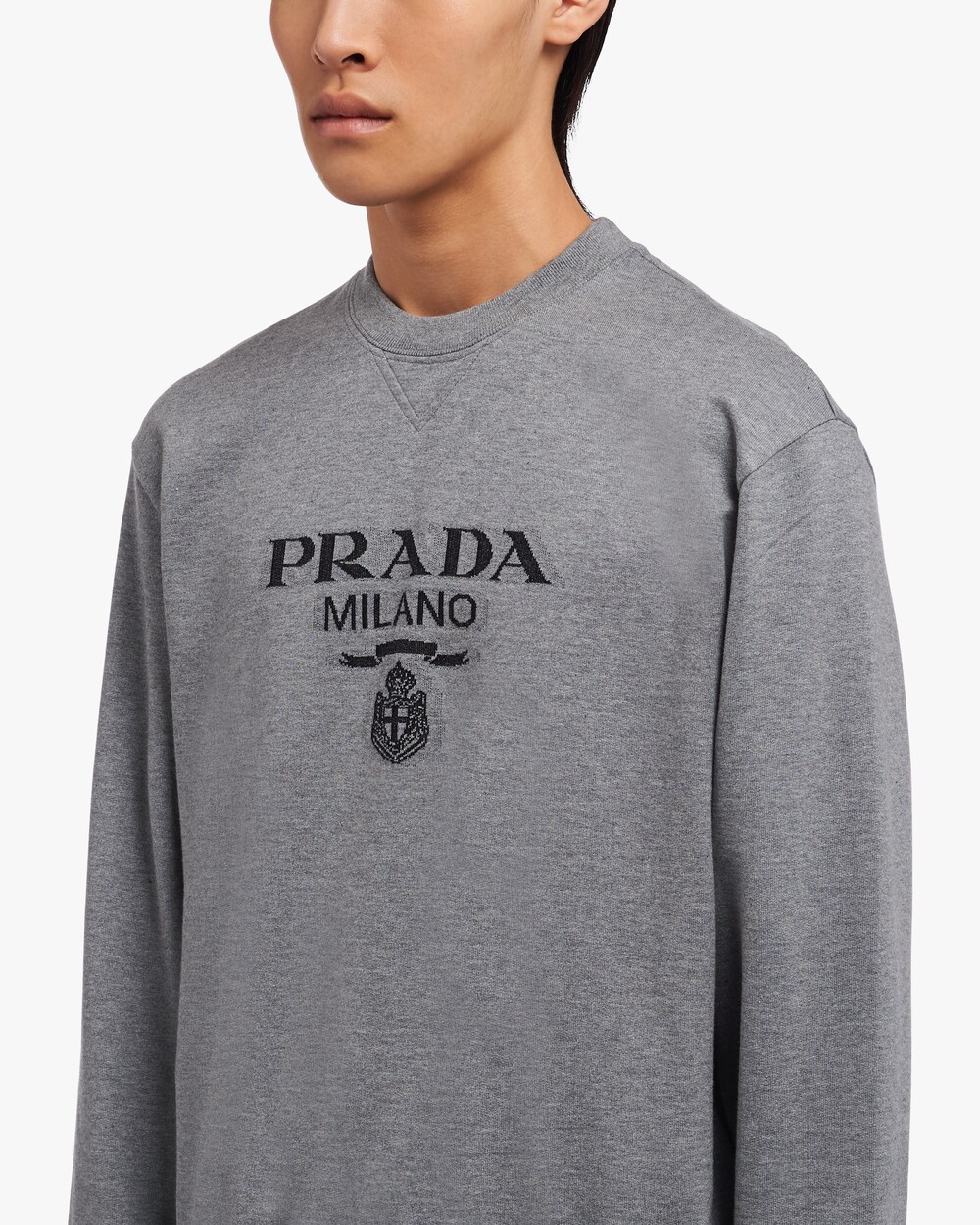 prada logo sweatshirt
