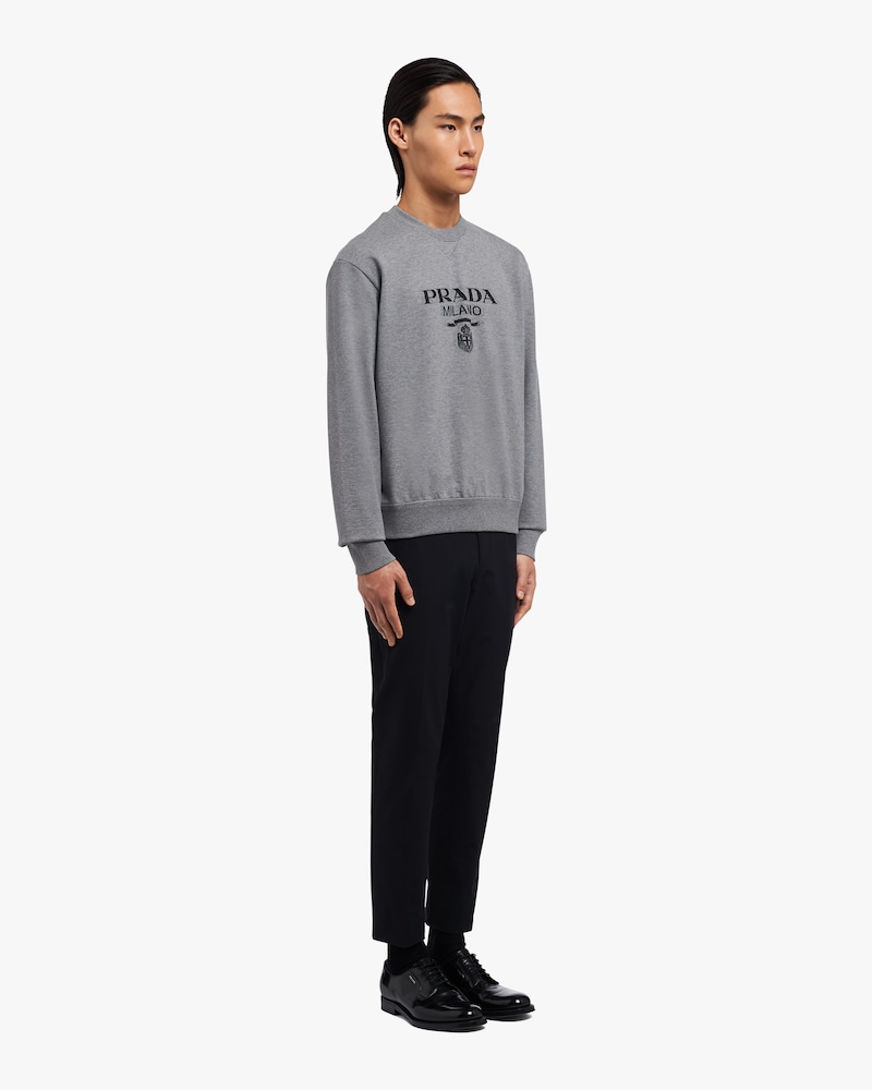 prada logo sweatshirt