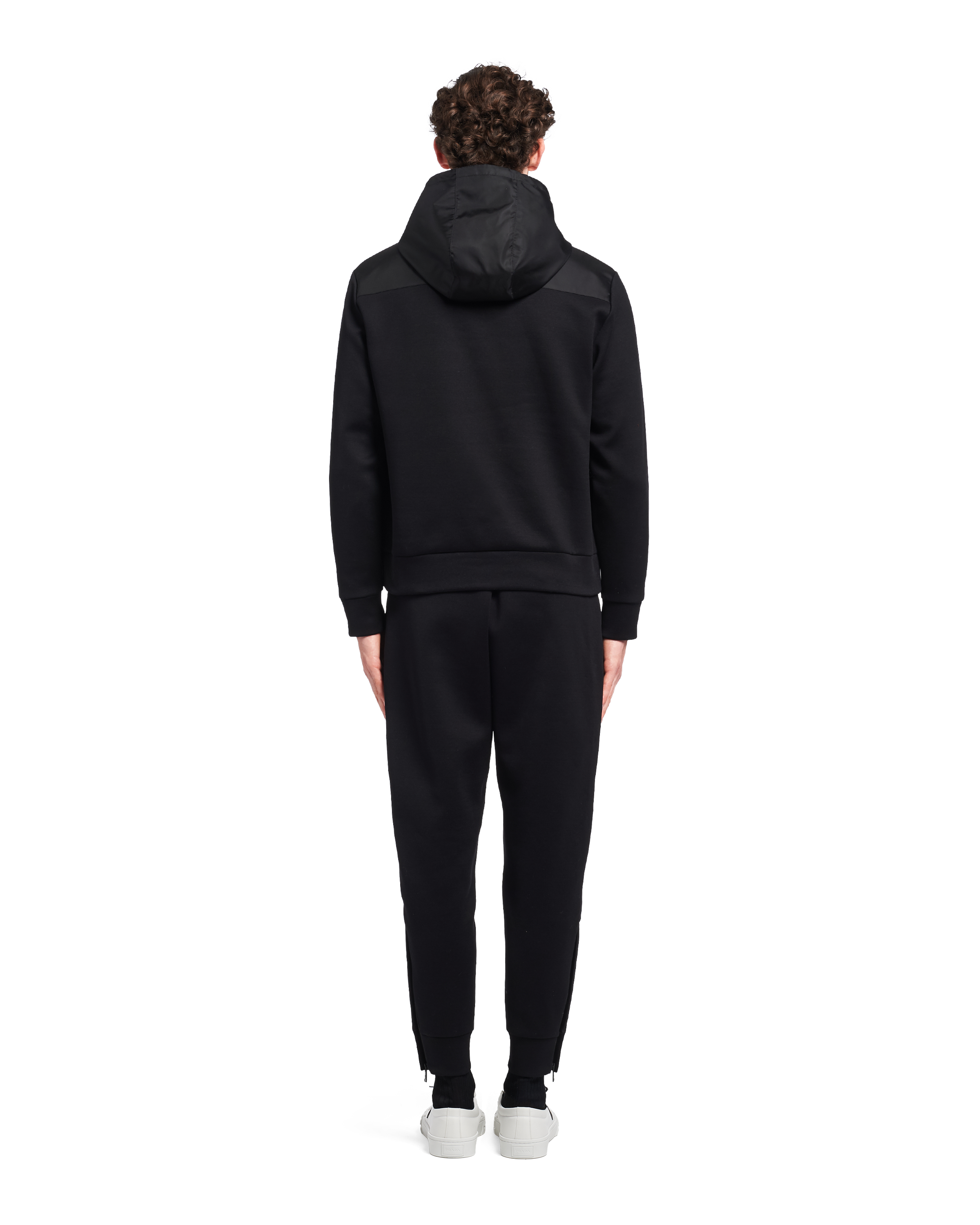prada nylon hoodie