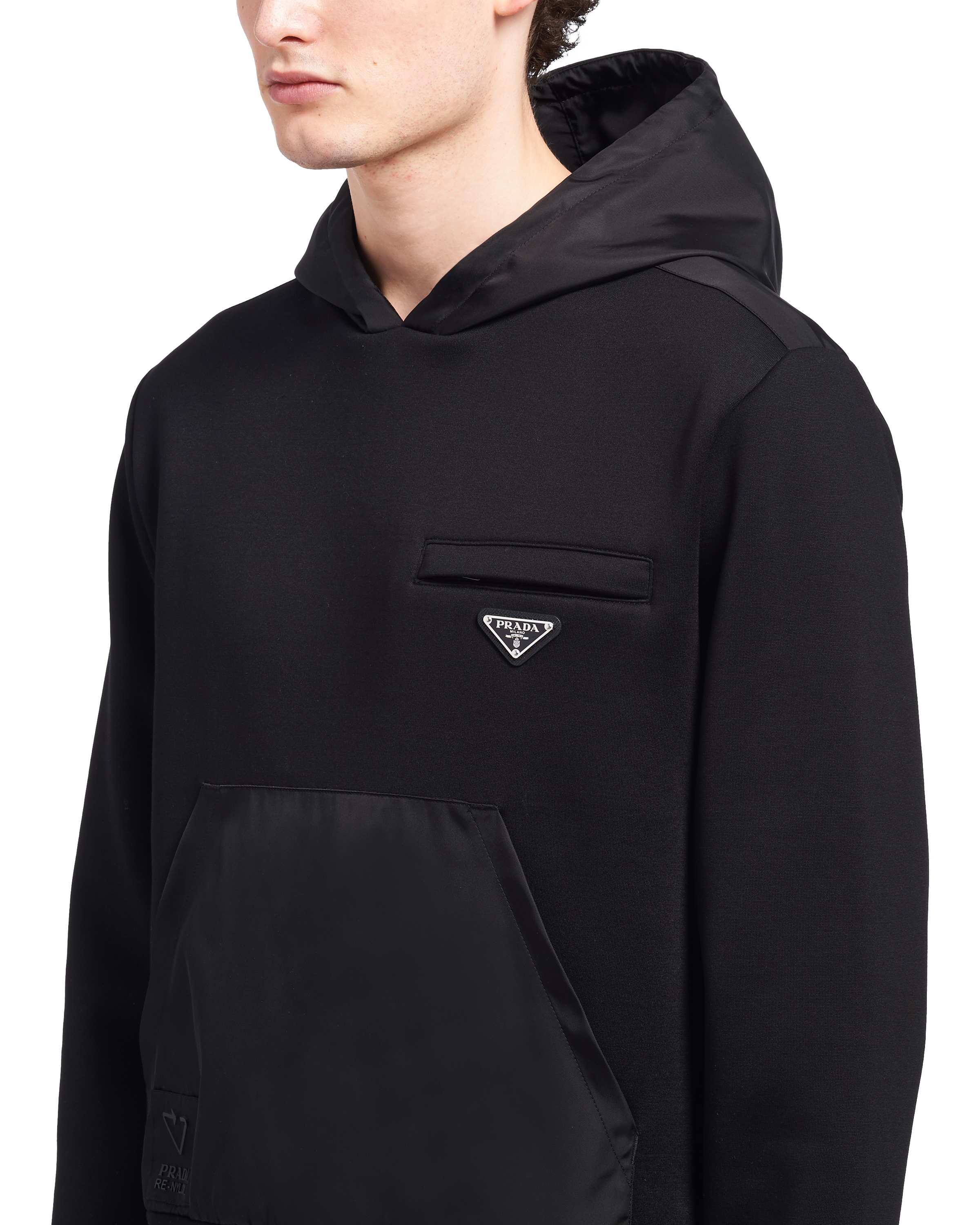 prada zip hoodie