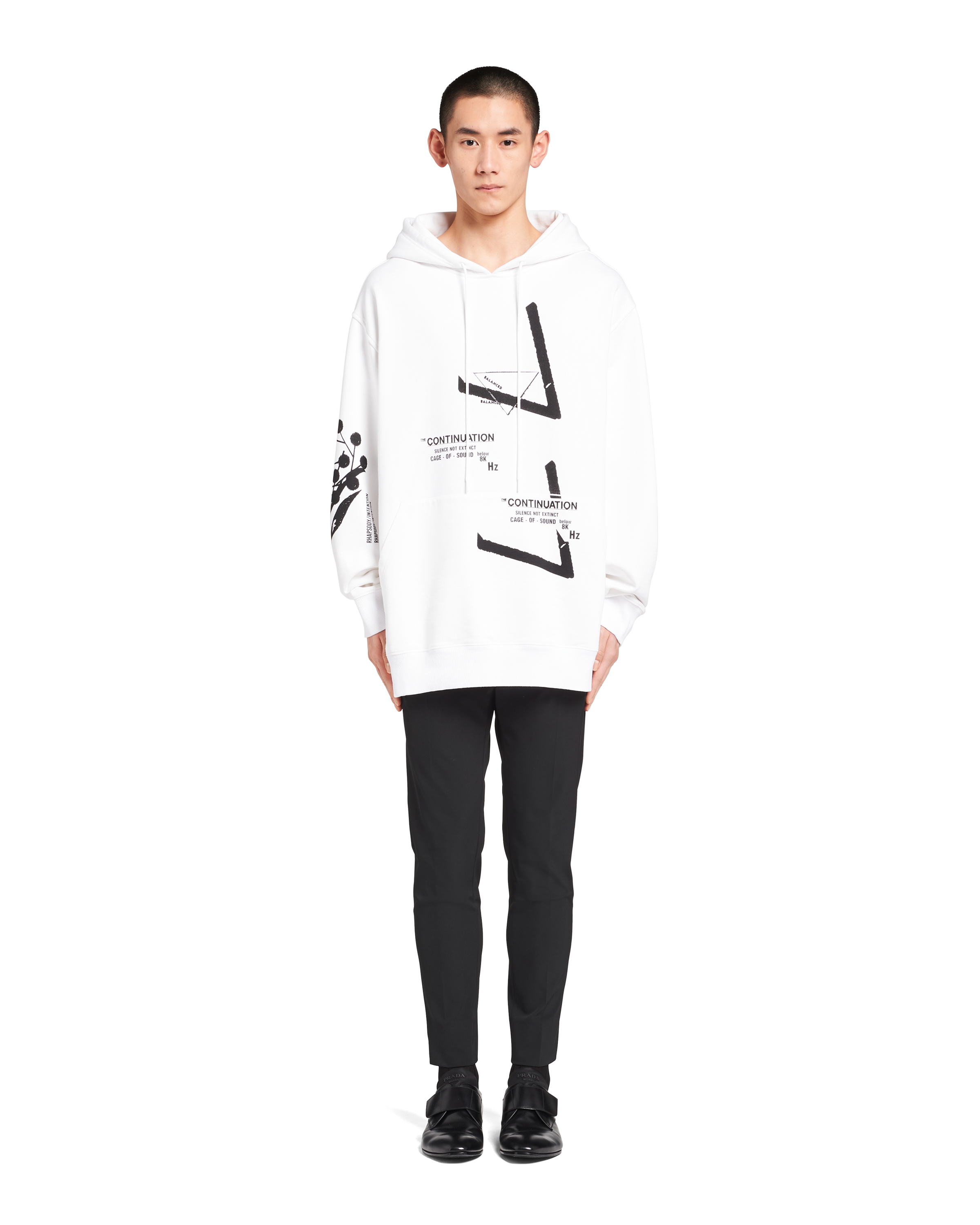 moletom com capuz prada