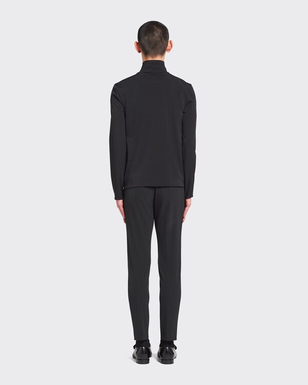 Technical jersey mock turtleneck Technical jersey mock turtleneck
