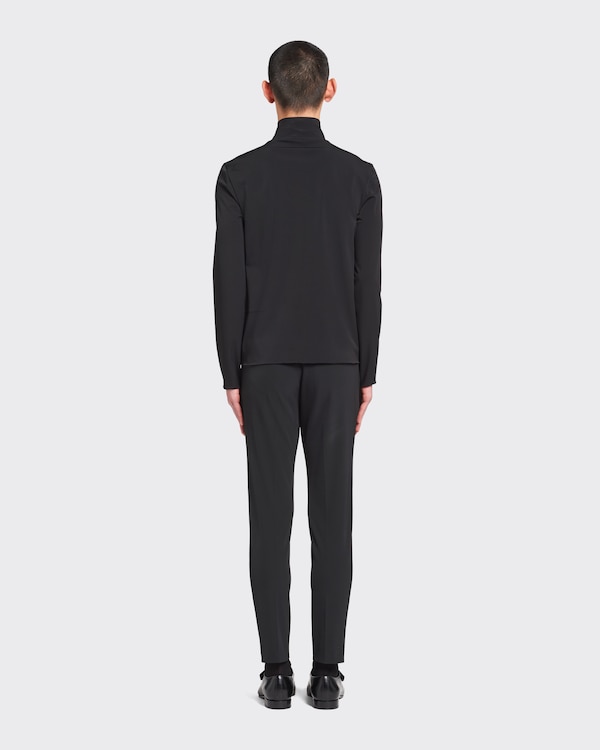 Technical jersey mock turtleneck Technical jersey mock turtleneck