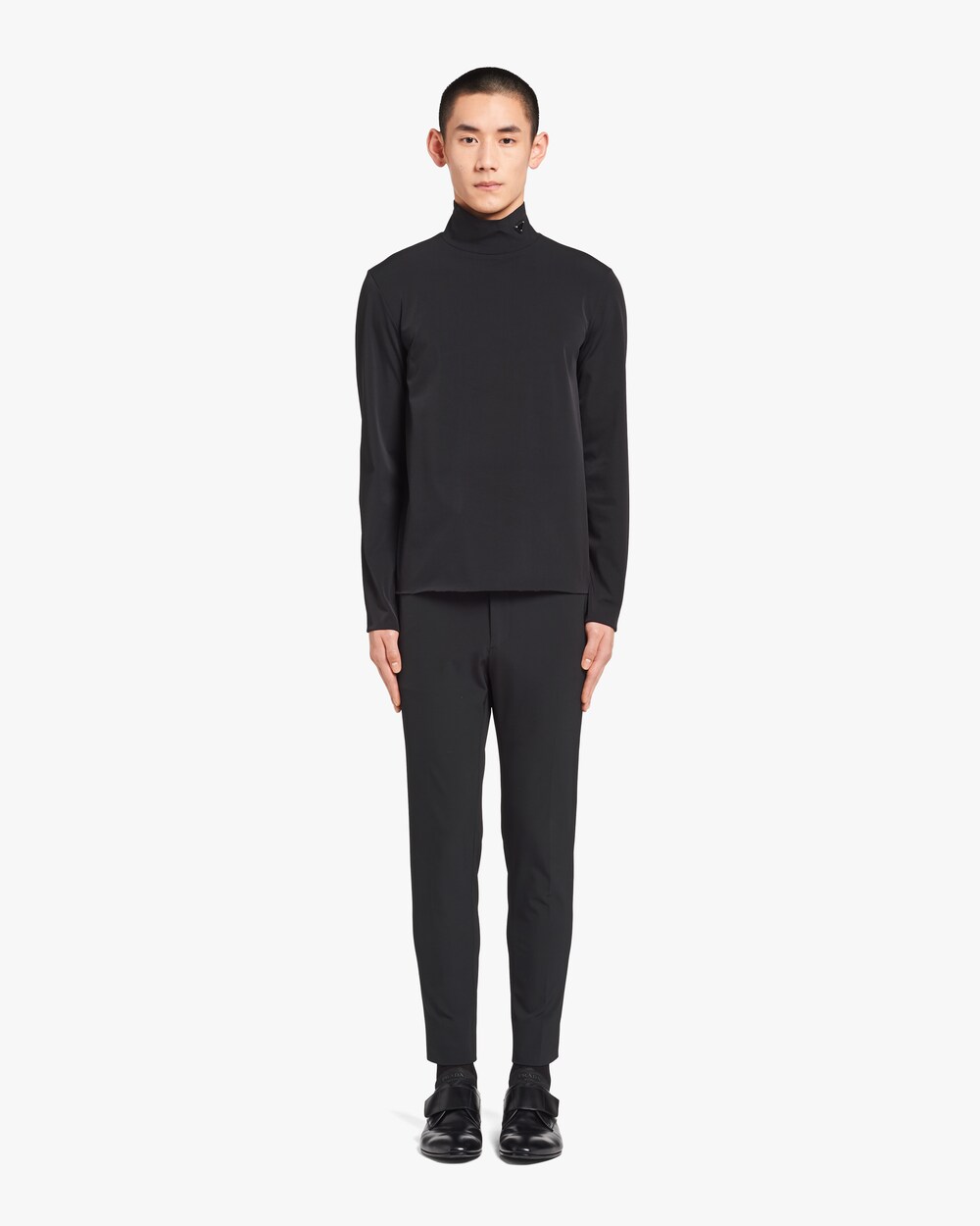 prada black turtleneck