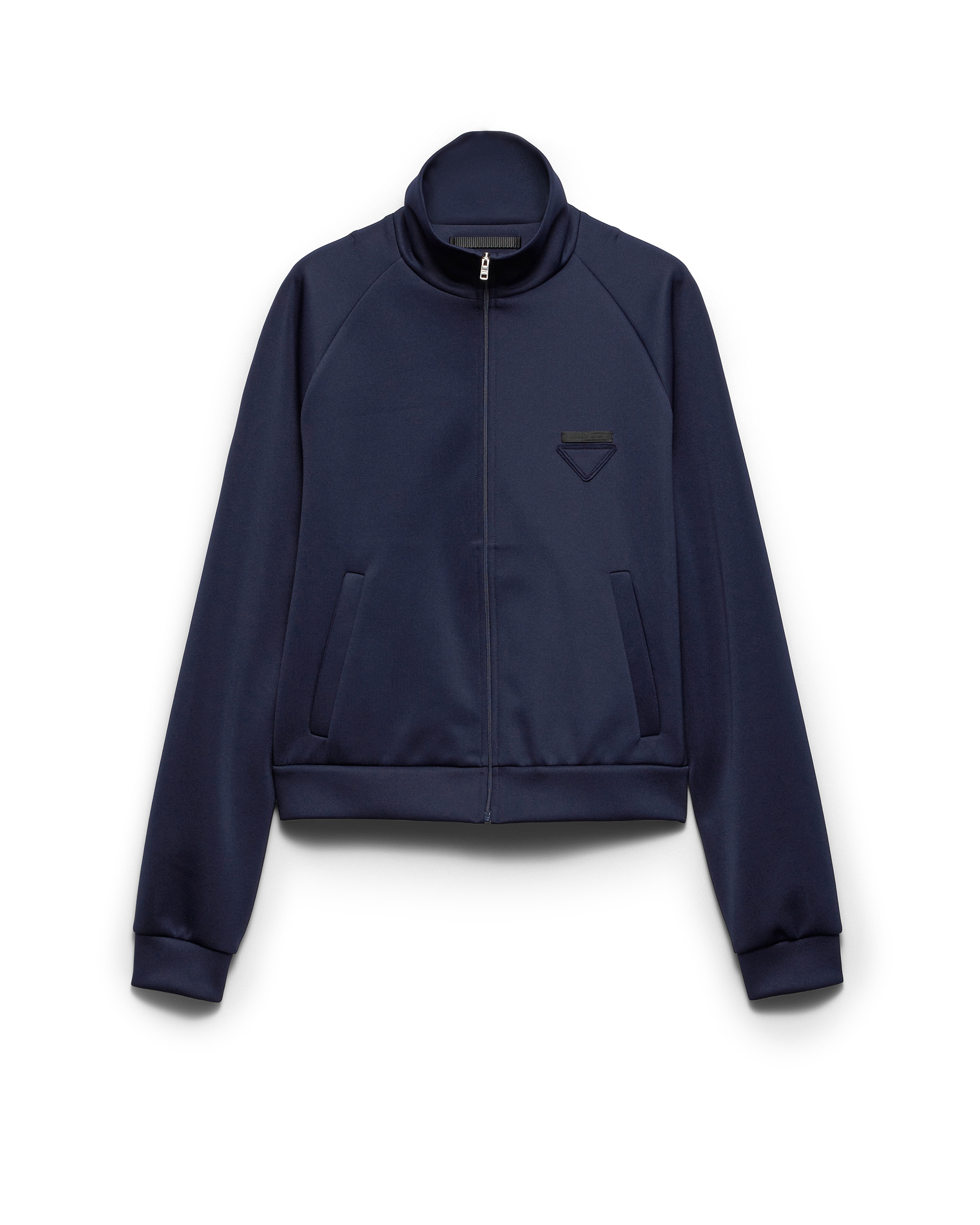 Prada Technical Jersey Full-zip Track Jacket