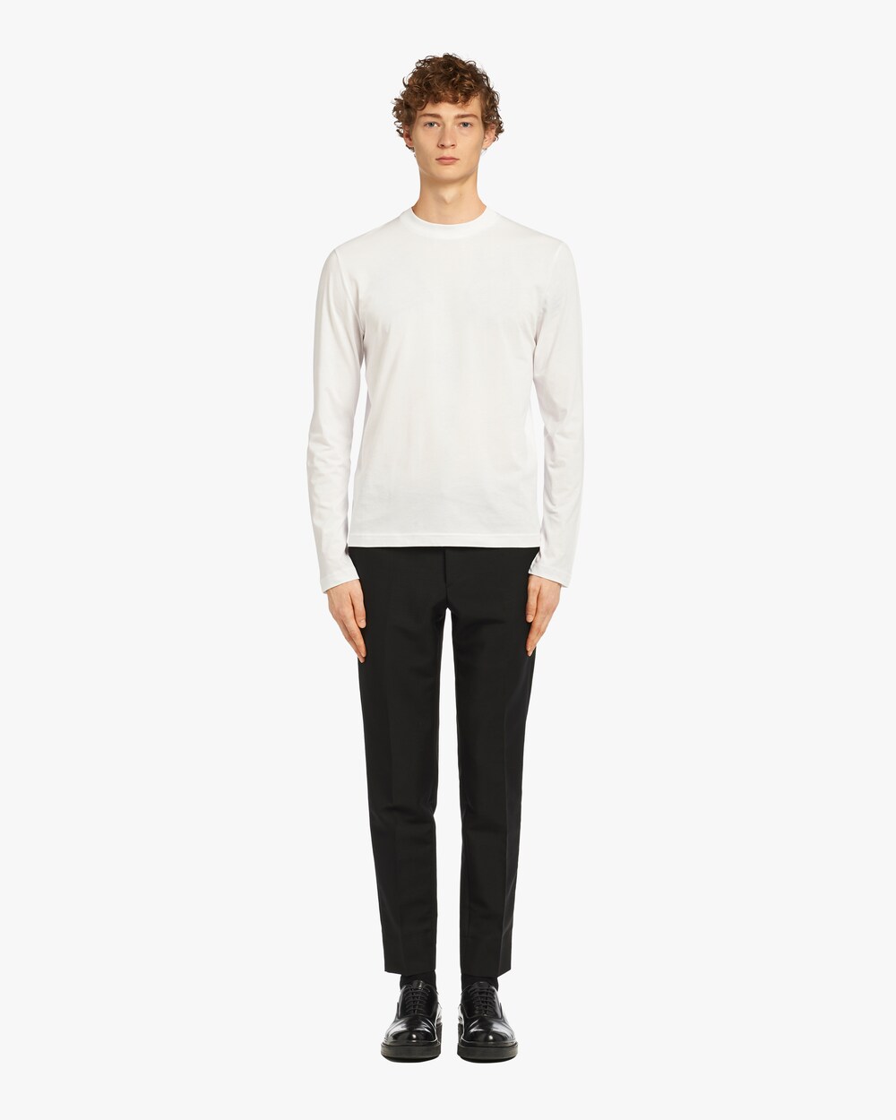 long sleeve prada polo