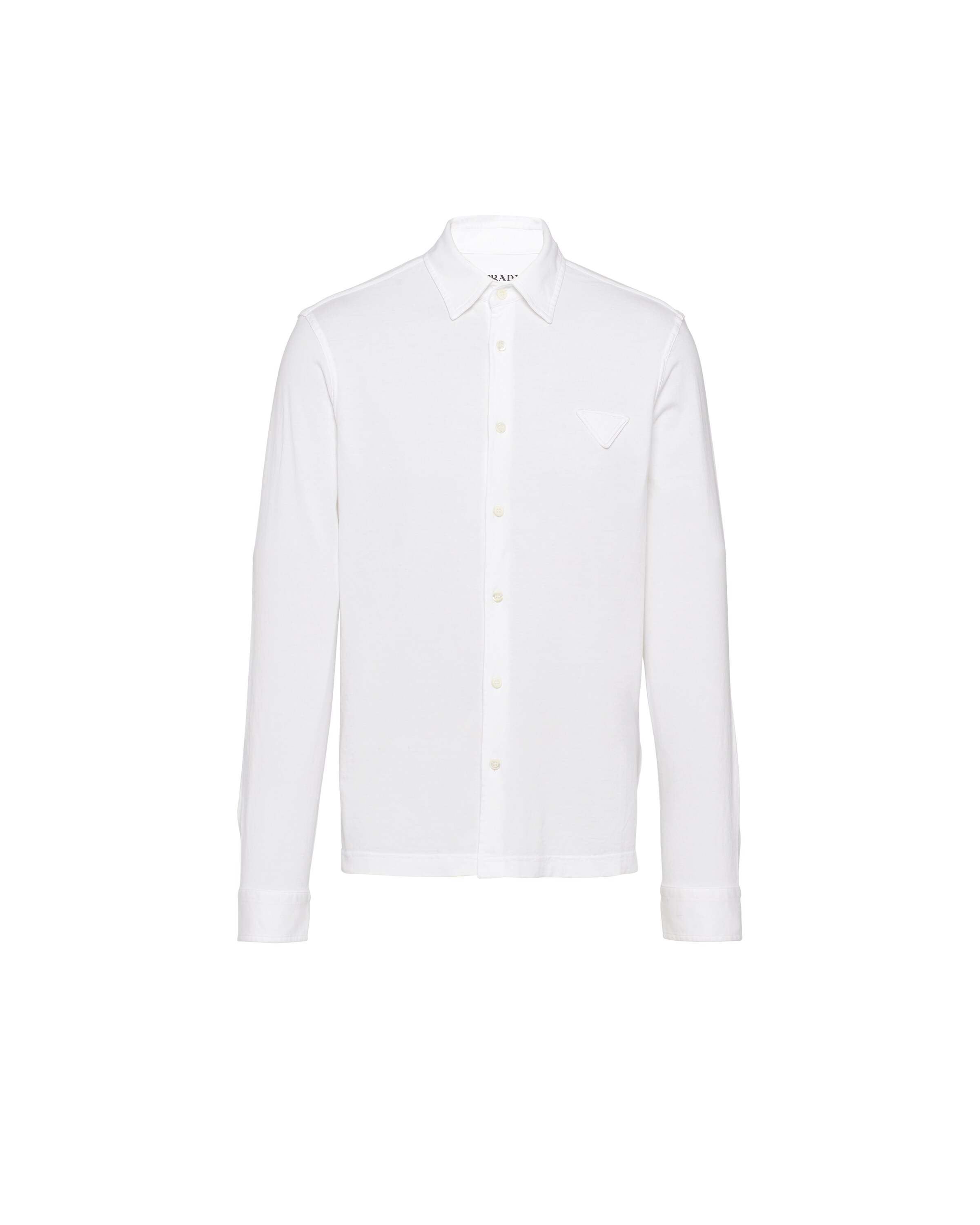 Prada Chemise En Coton, Homme, Blanc, Taille XS