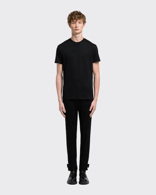 Three Pack Cotton Jersey T-Shirts - Black Three Pack Cotton Jersey T-Shirts - Black