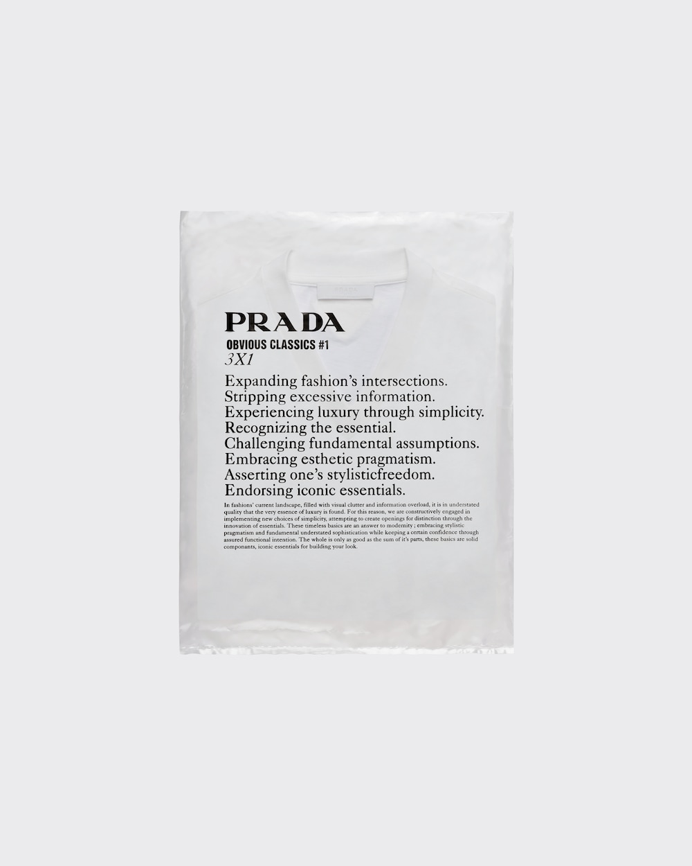molecule routine Wrinkles White Three Pack Cotton Jersey T-Shirts | Prada