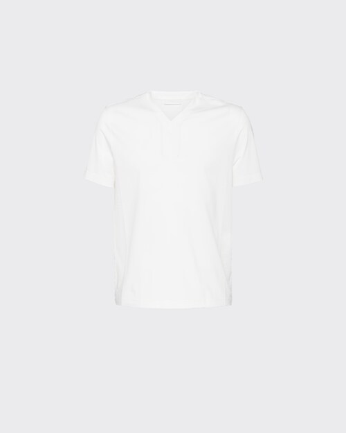prada plain white t shirt