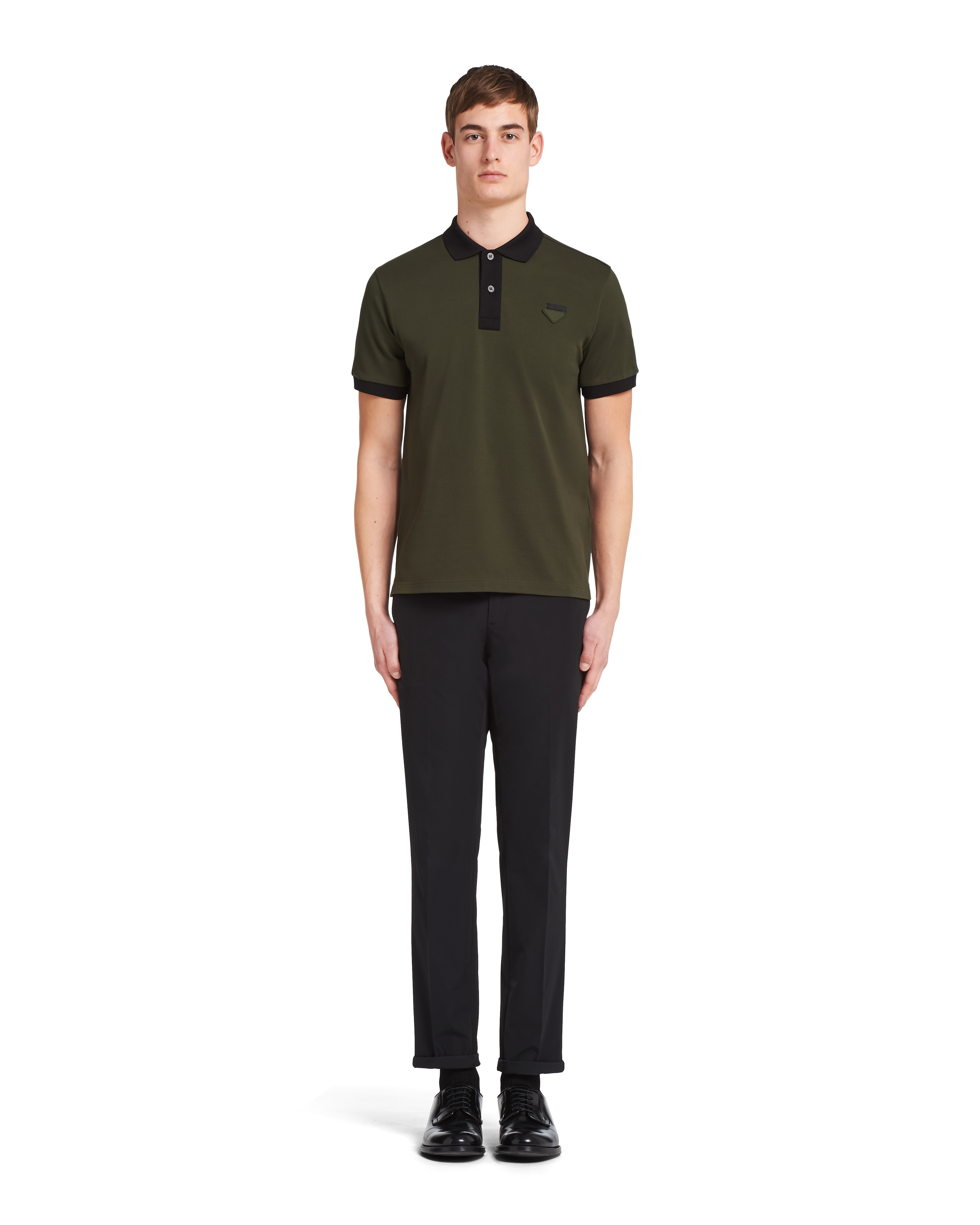prada pique polo shirt