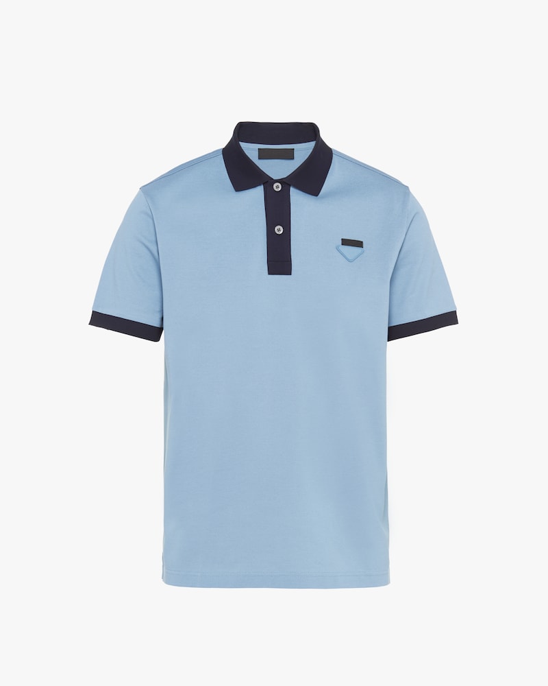 prada polo shirt black