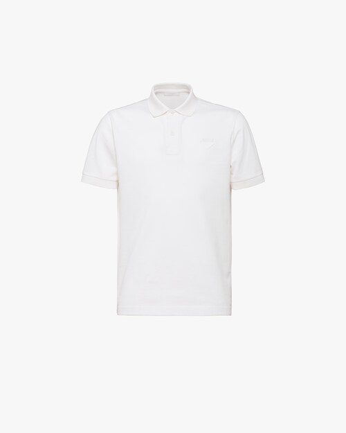prada white polo
