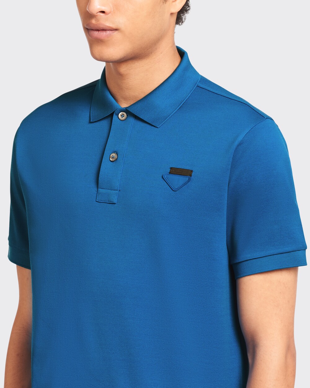 prada piqué polo shirt