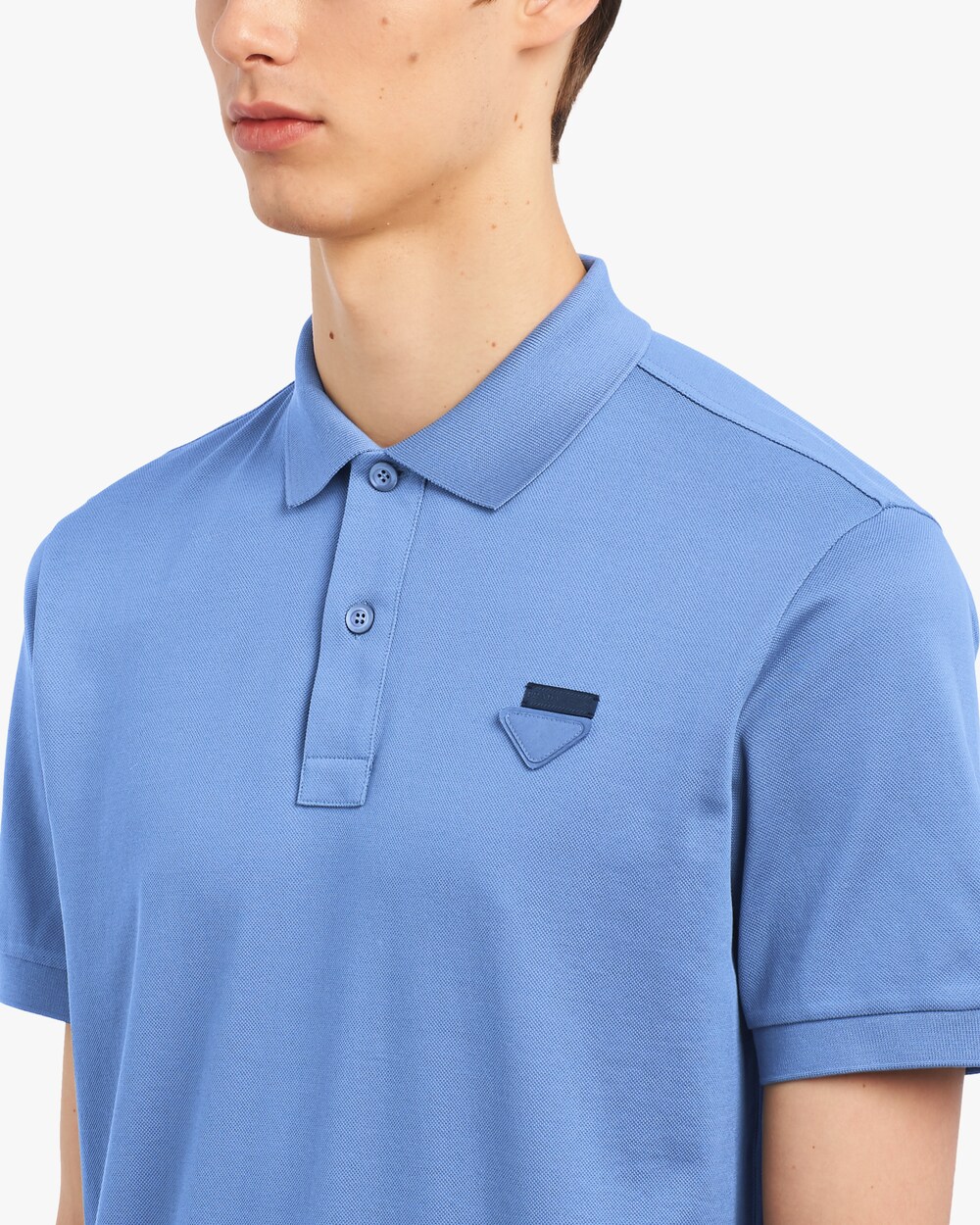 prada blue polo