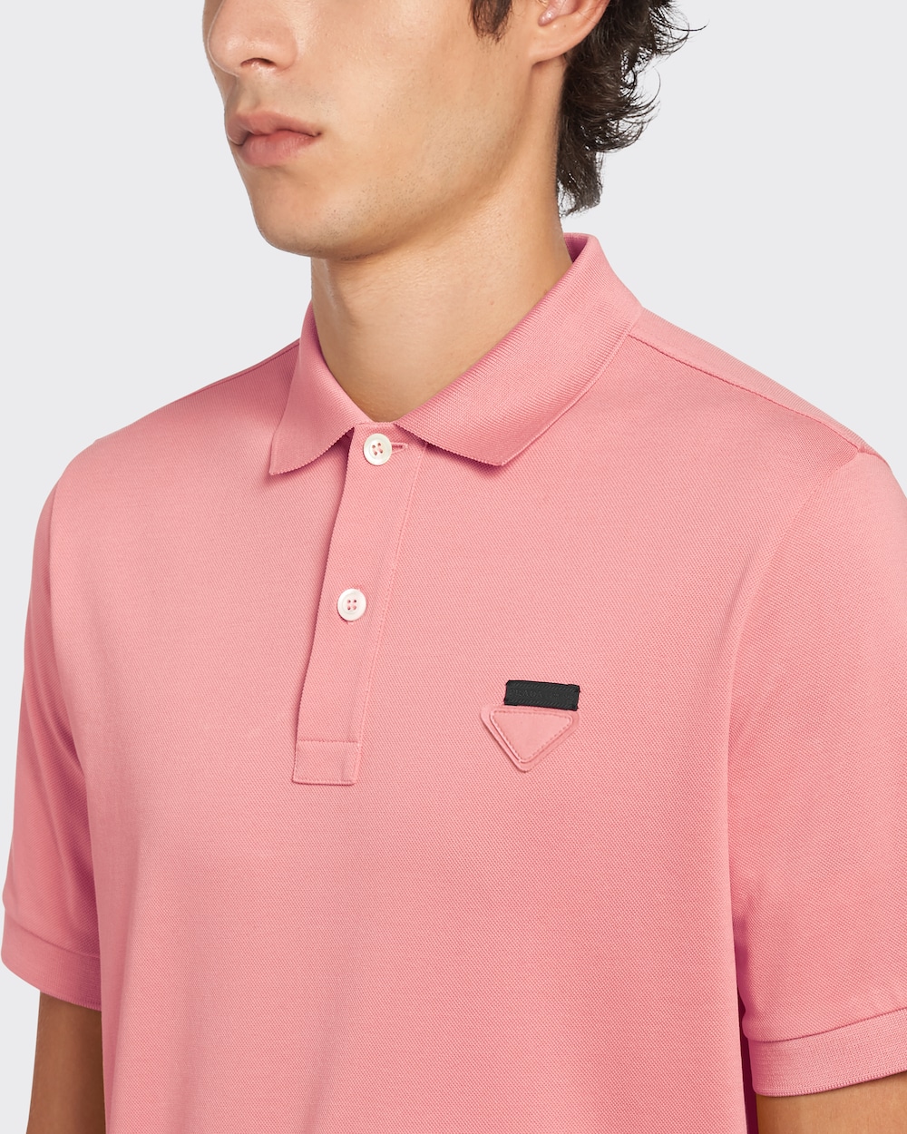 pink prada polo shirt