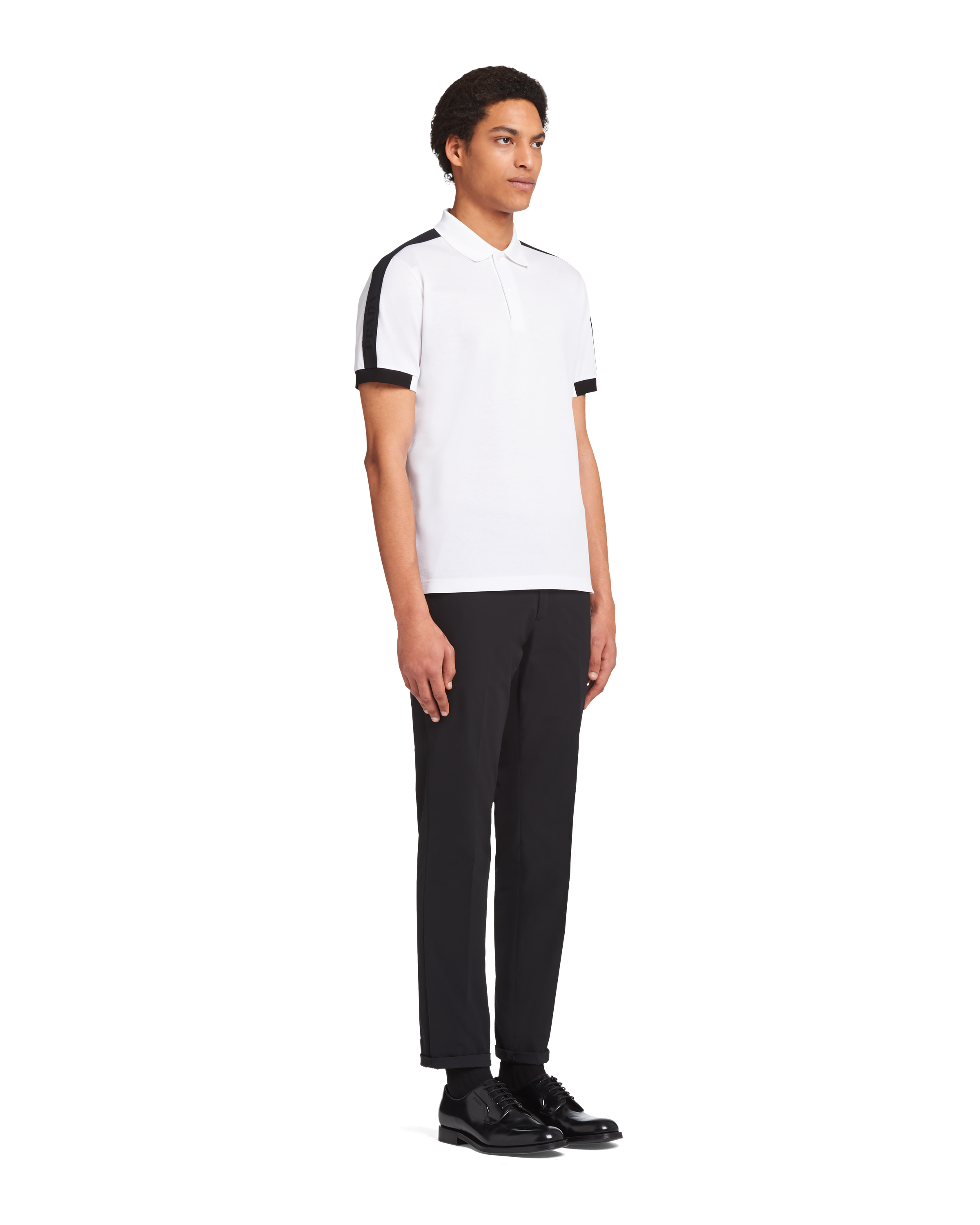 prada pique polo shirt