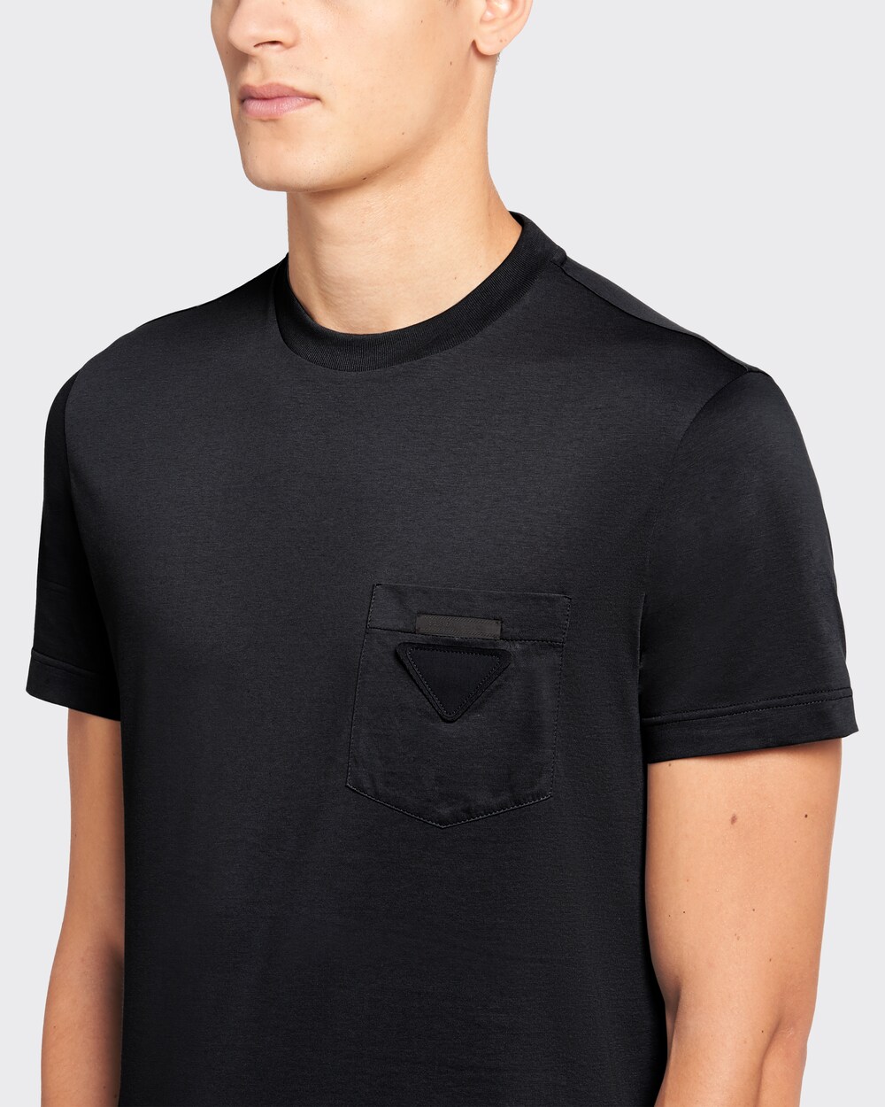 White Jersey T-shirt, three-pack | Prada