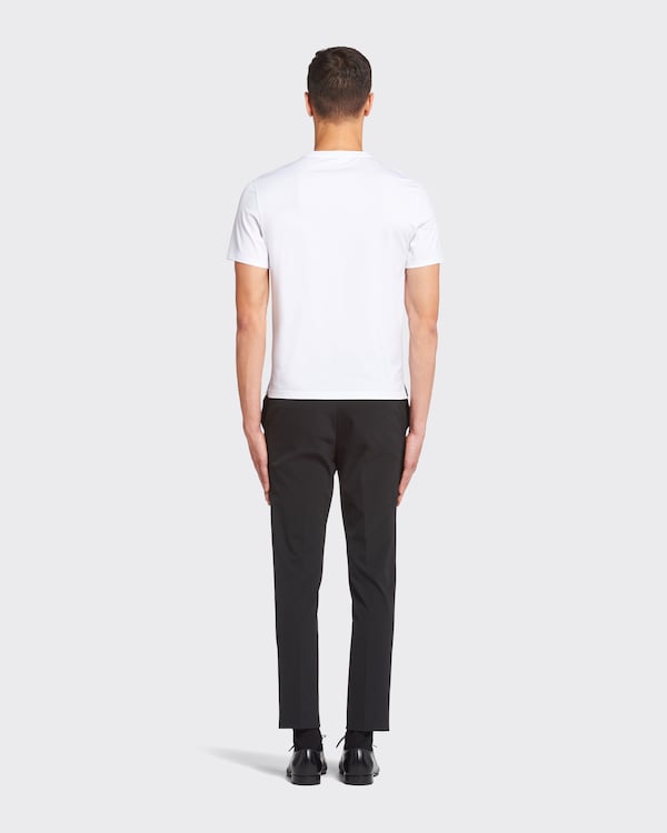 Camiseta de algodón elástico Camiseta de algodón elástico