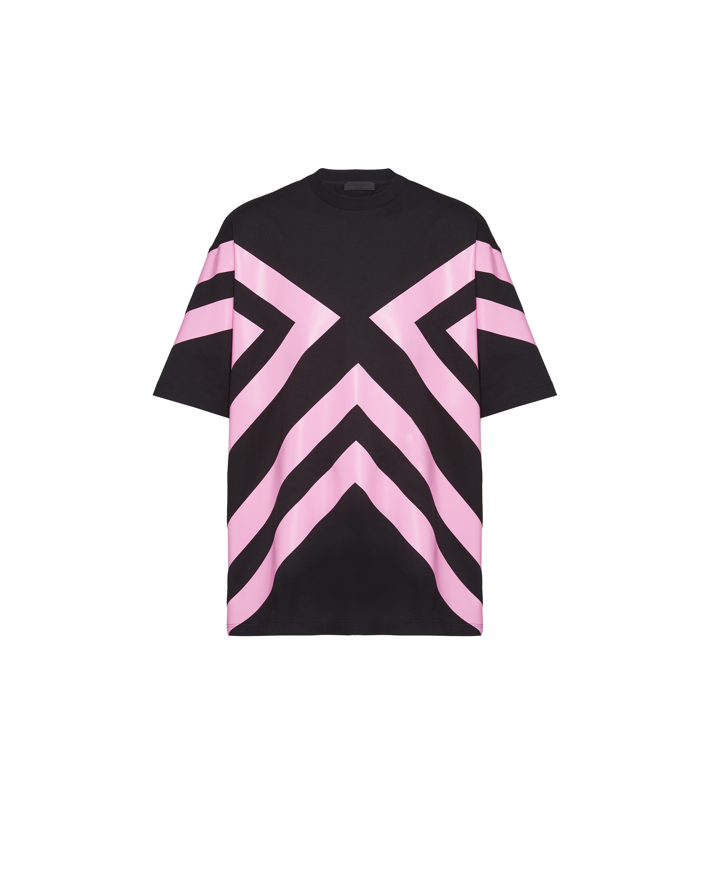 オーバーサイズ プリントコットン Tシャツ オーバーサイズ プリントコットン Tシャツ