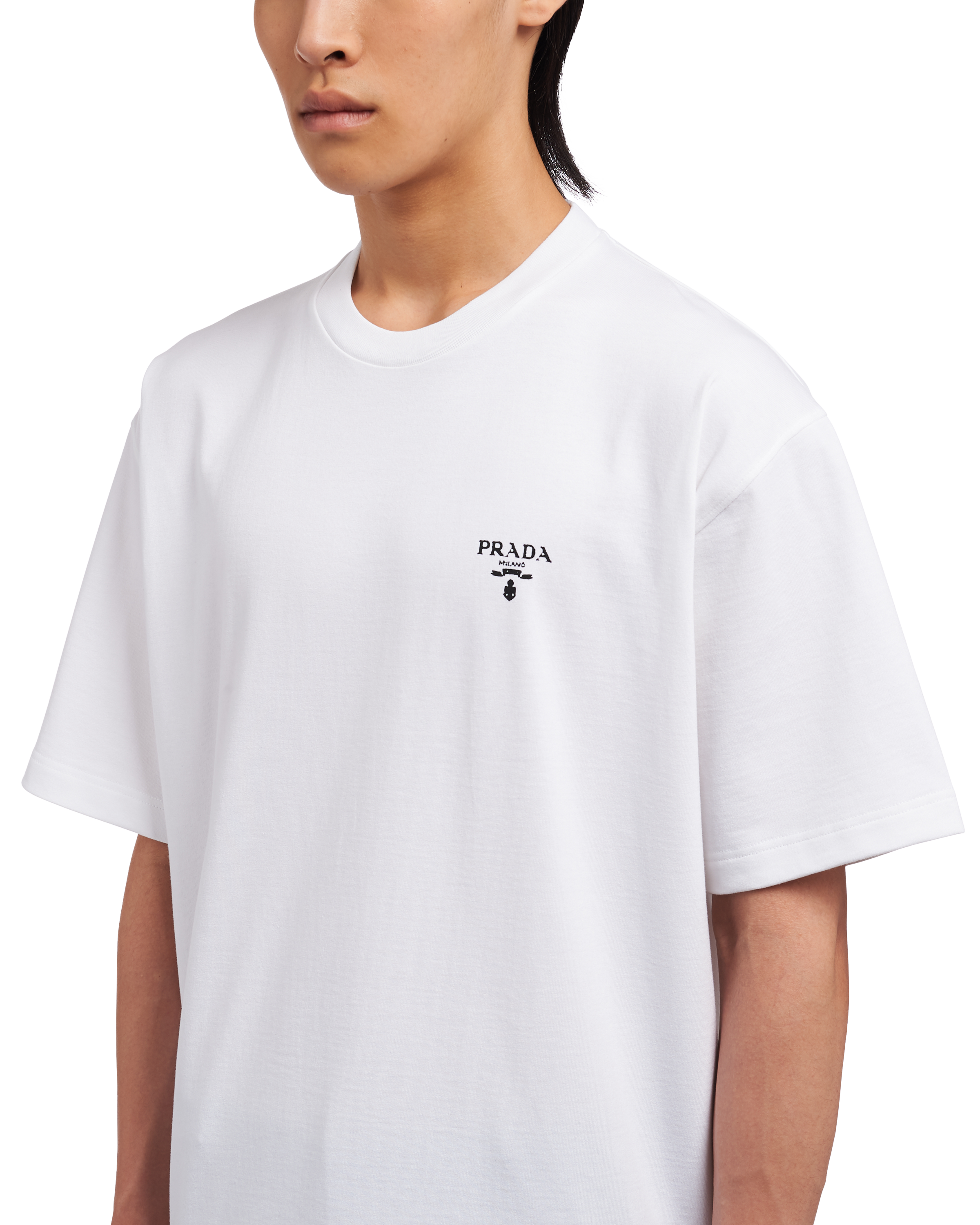 Prada white t shirt 2025