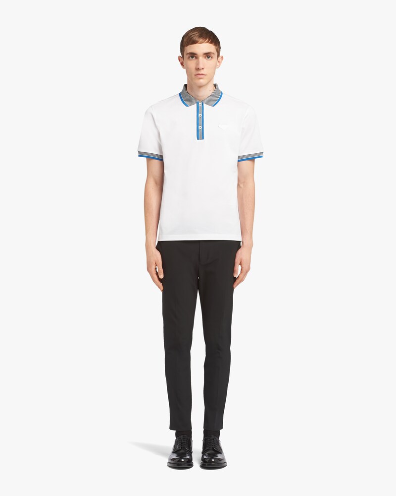 prada white polo