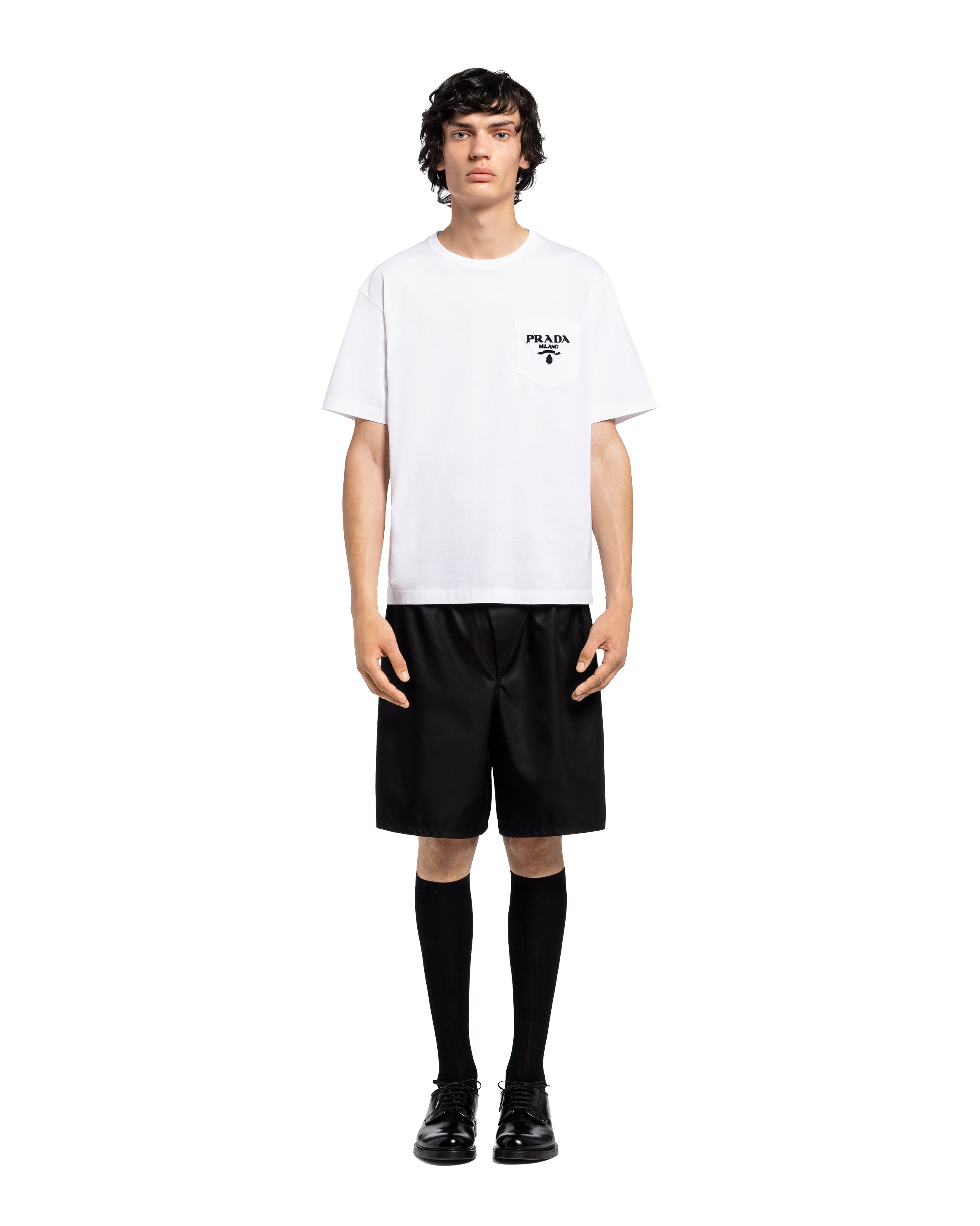 white prada tshirt