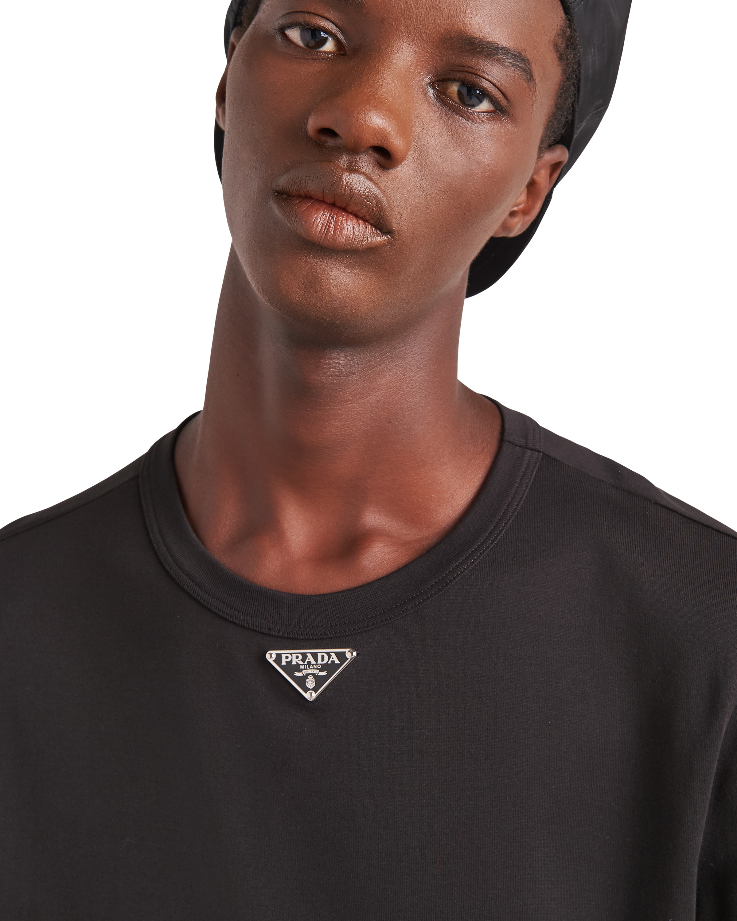 Prada Black Woolen T-shirt | ModeSens
