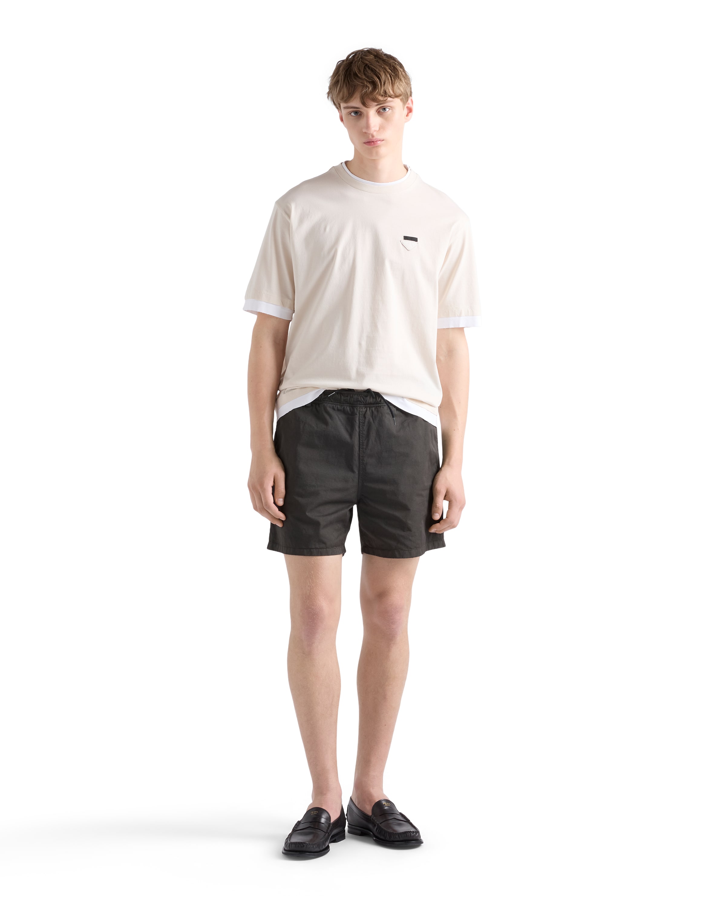 Prada Cotton T-shirt In White