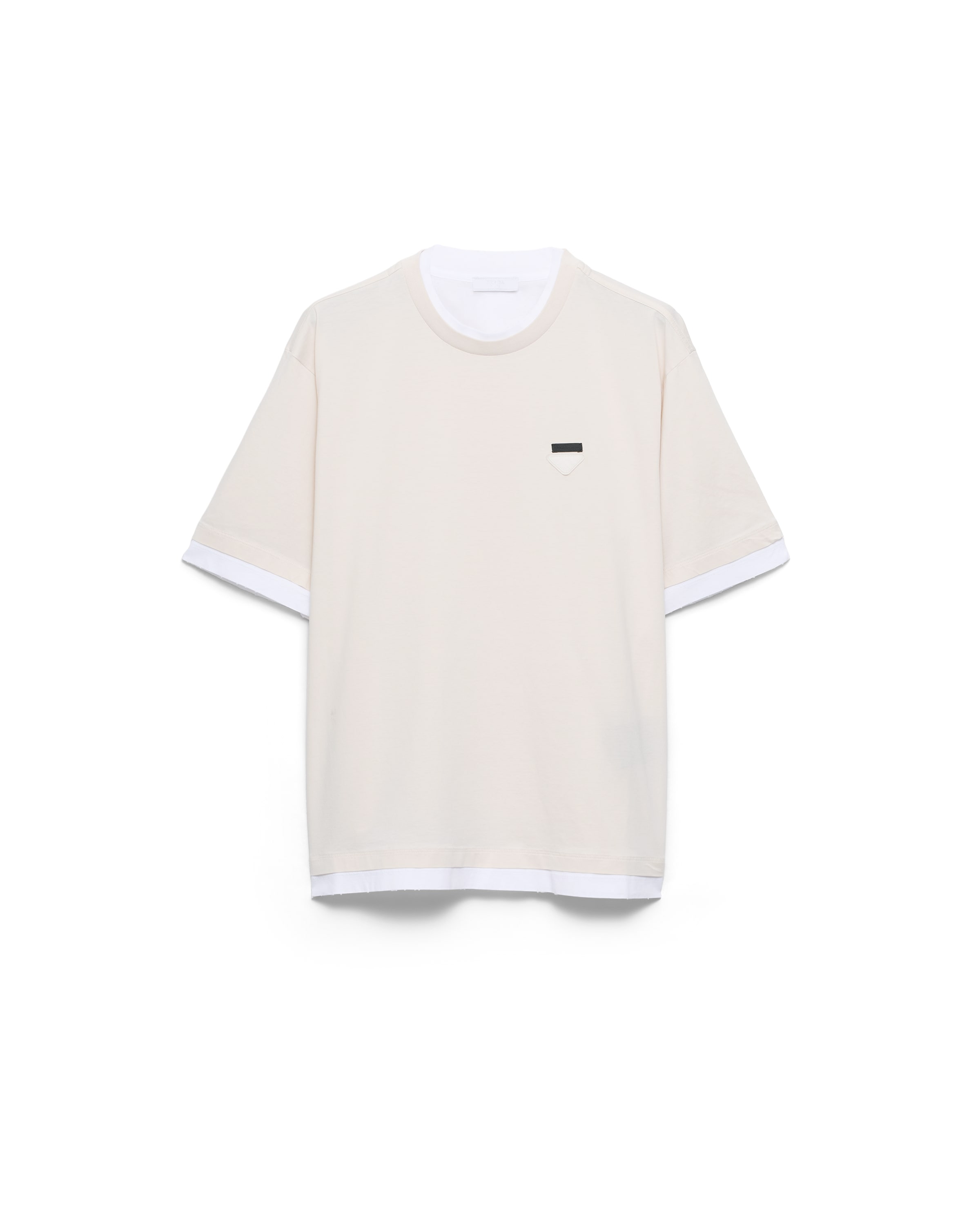 Prada Cotton T-shirt In White