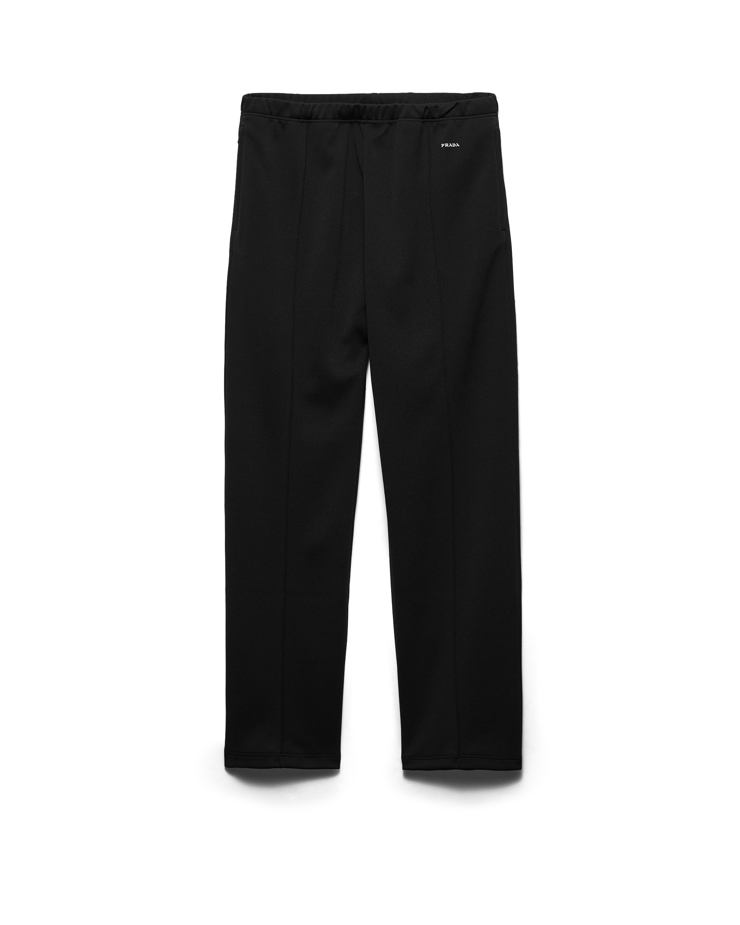 Prada Pantalon En Jersey Technique, Homme, Noir, Taille M