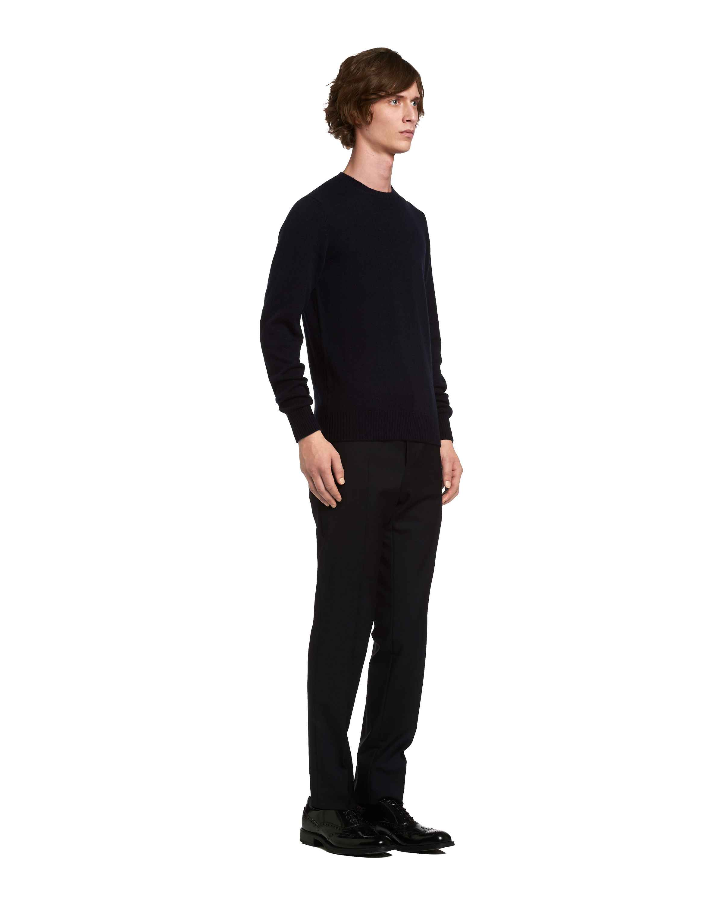 Navy Cashmere Sweater | Prada
