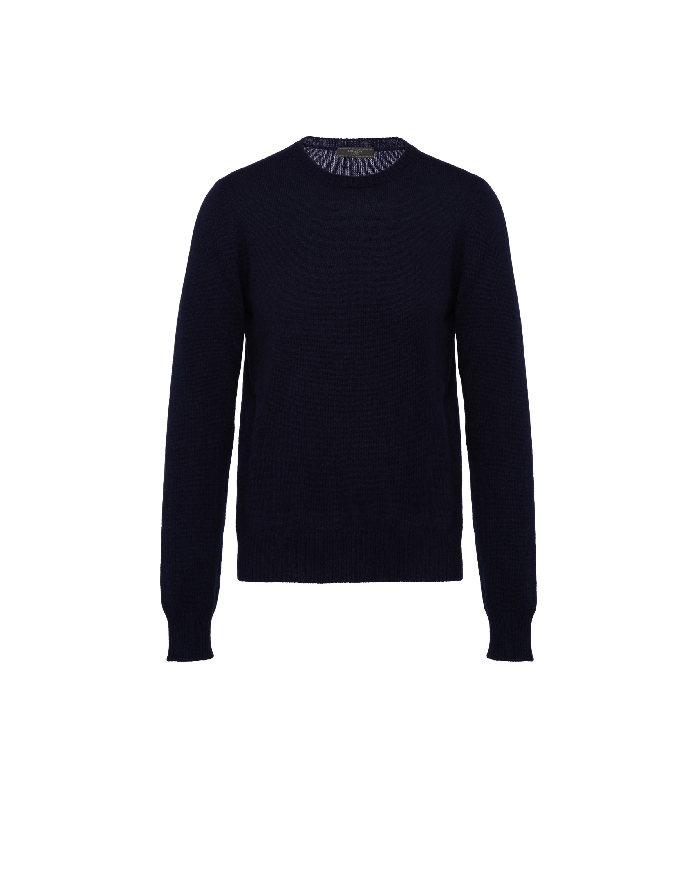 Prada Maglia In Cashmere, Uomo, Blu, Taglia 46
