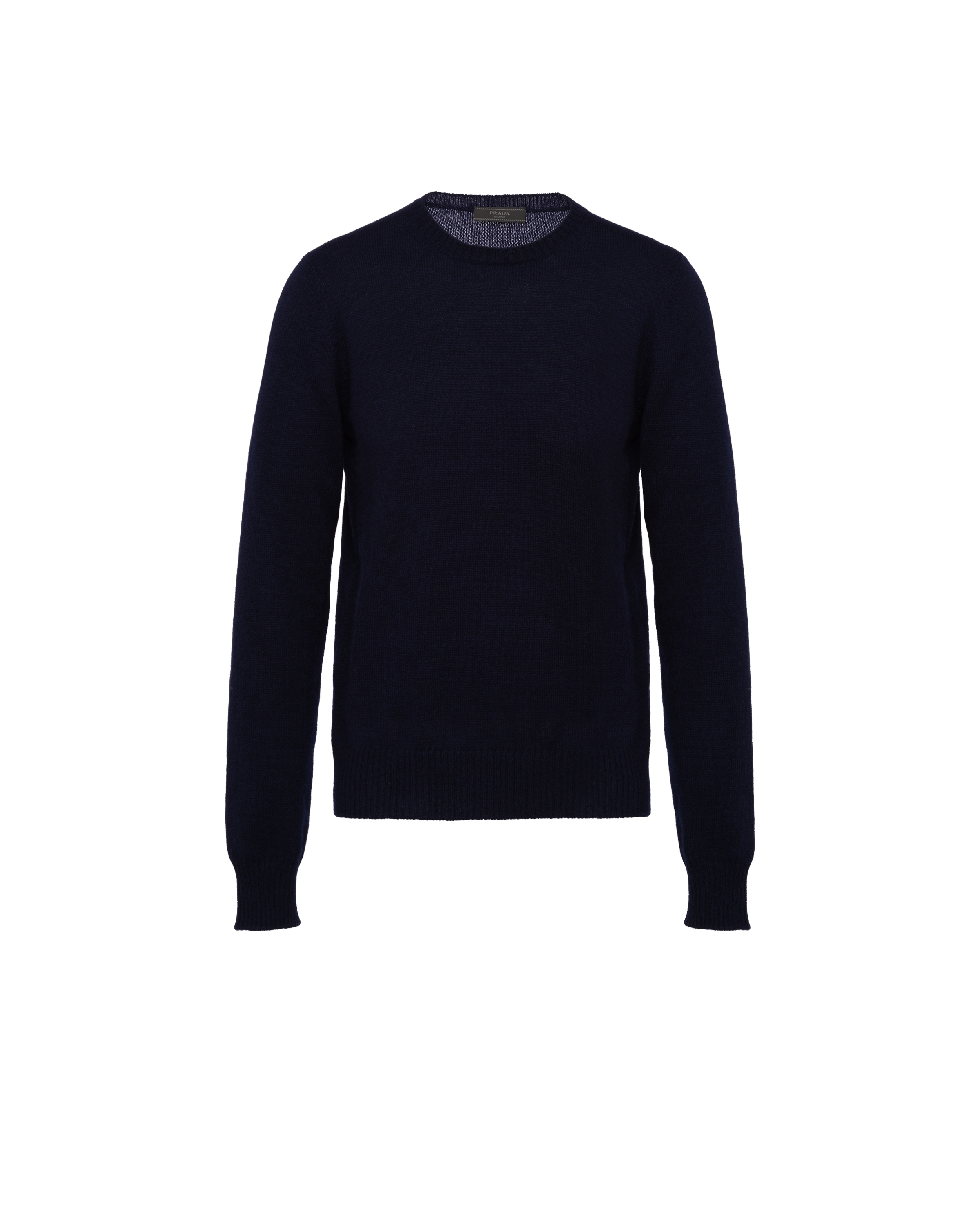 Prada Cashmere Sweater In Navy