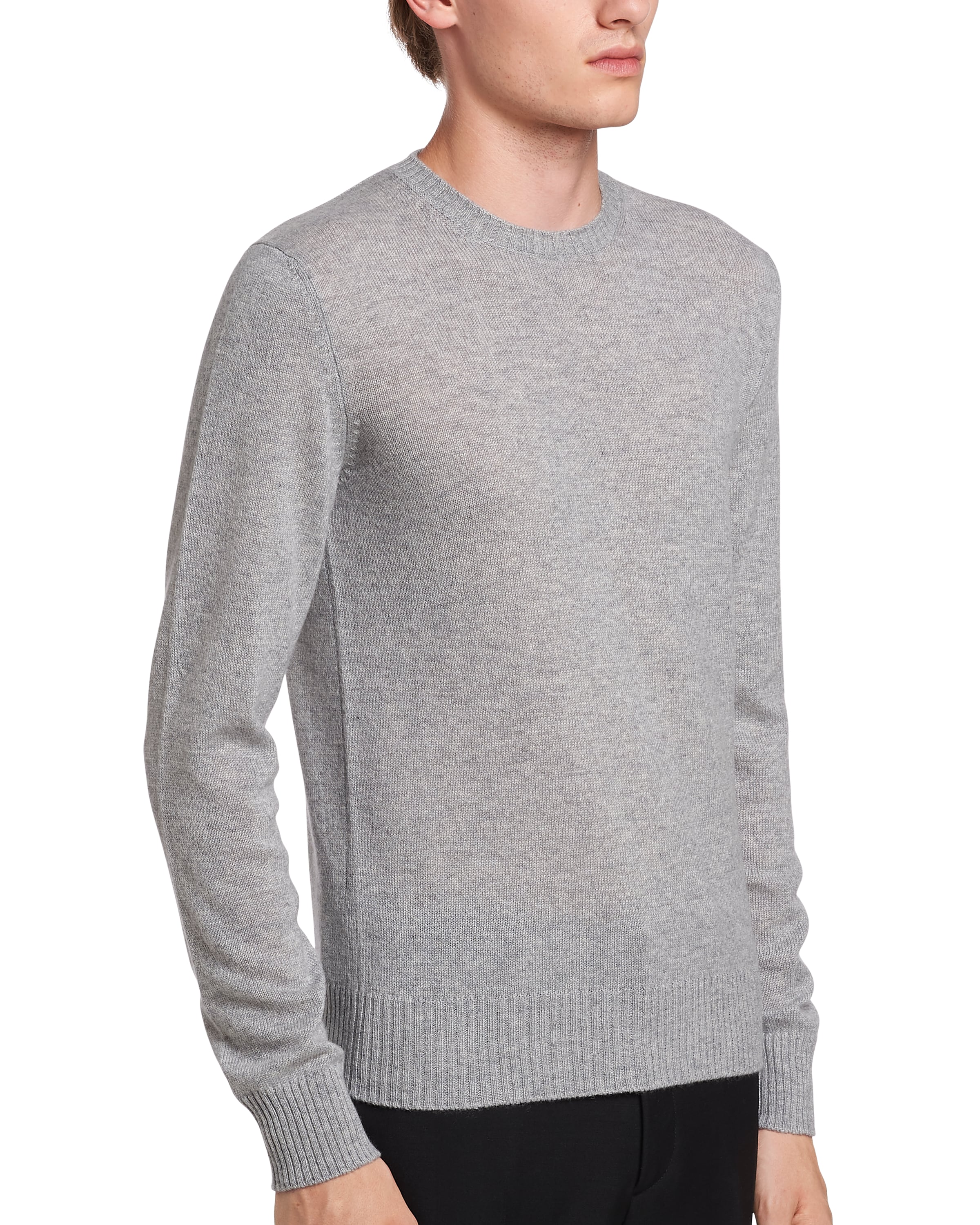 Grey Cashmere Sweater | Prada