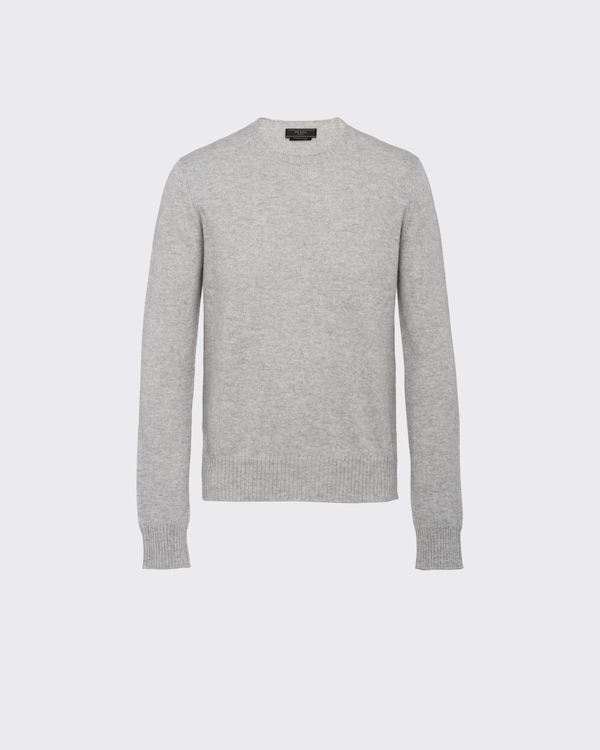 PRADA新作【UJL30A_11OQ_F0806 CREWNECK COTTON HODDIE】 Sudadera de algodón técnico Negro/Negro | PRADA