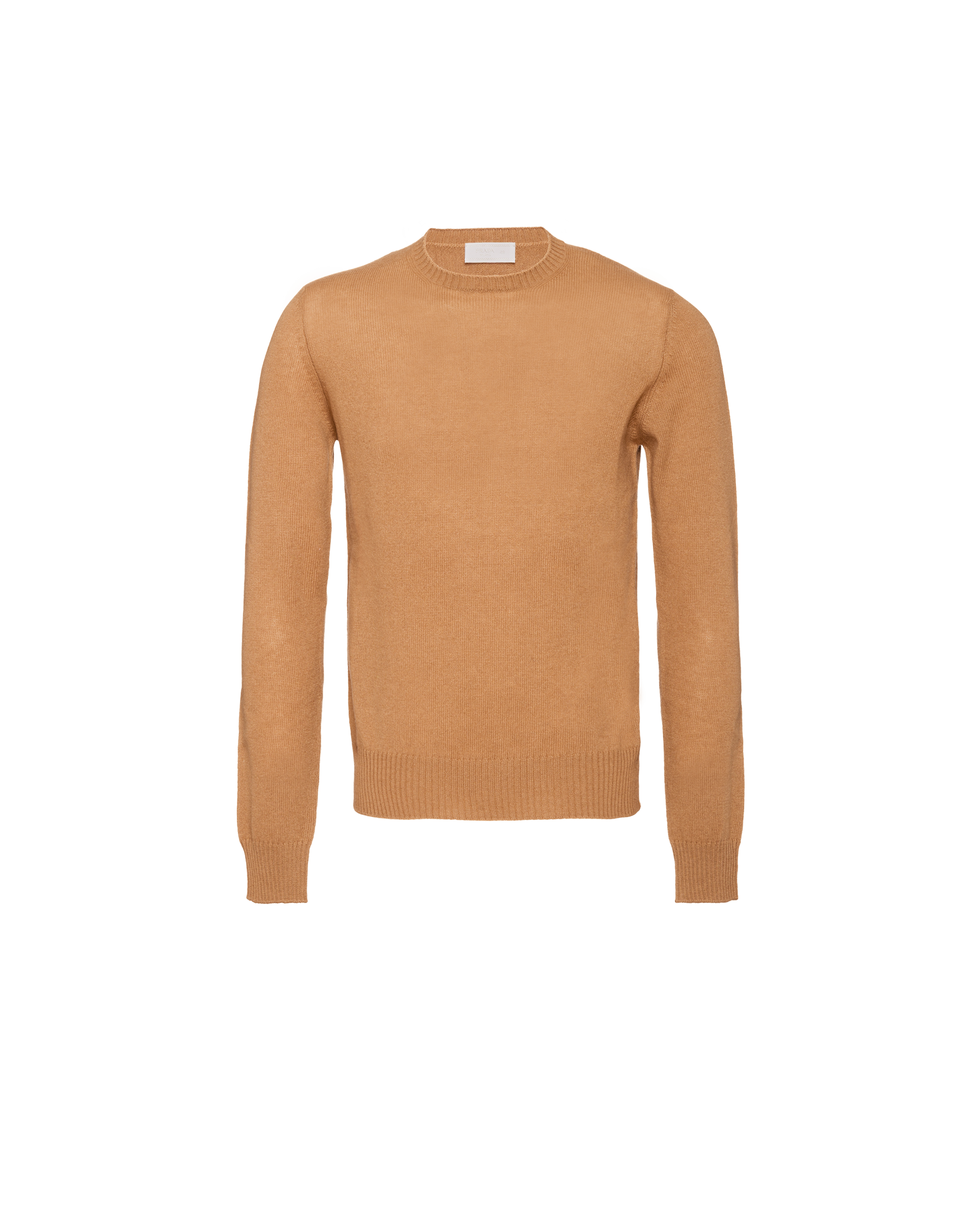 Camel Brown Cashmere Sweater | Prada