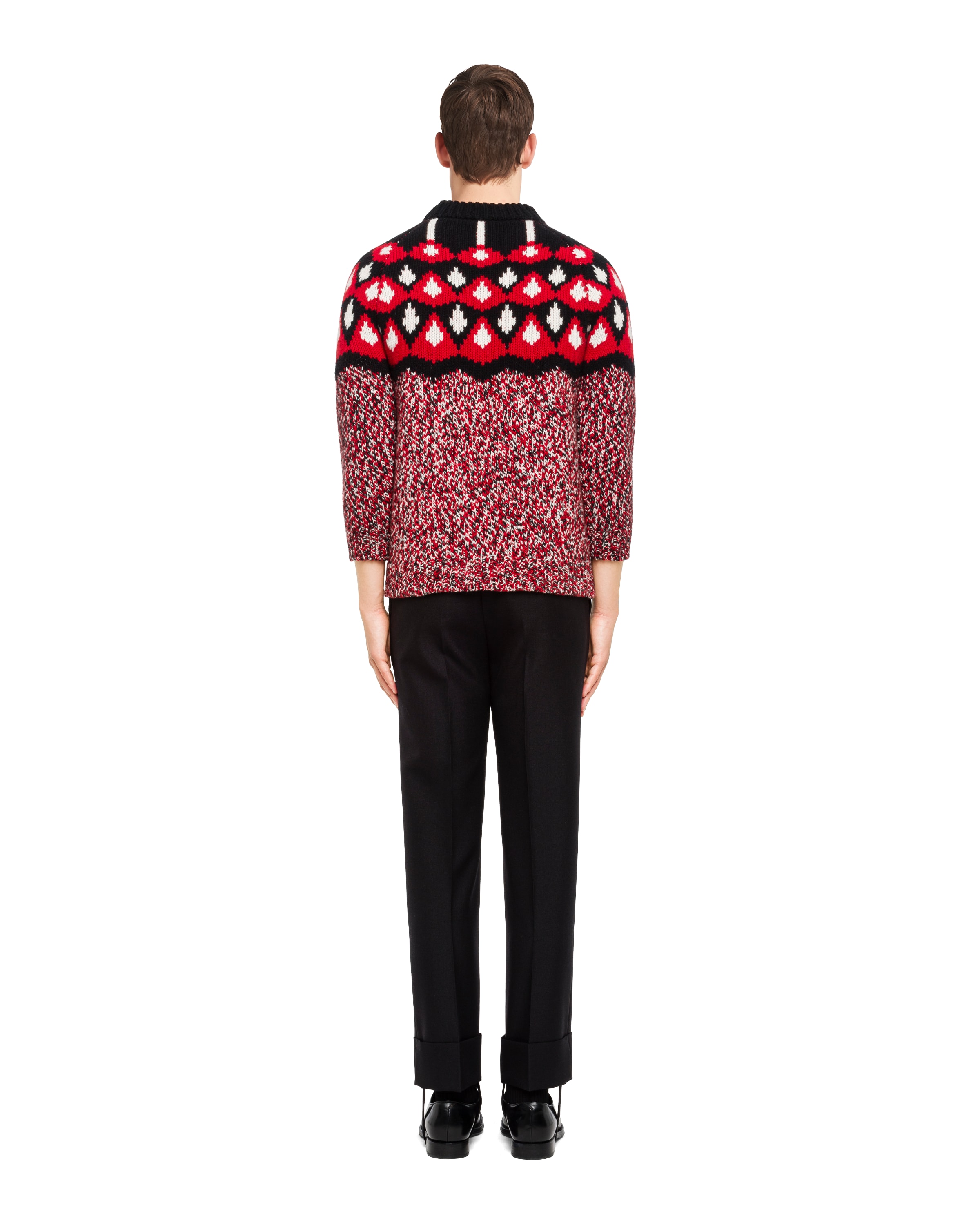 Wool and cashmere crew-neck sweater | Prada