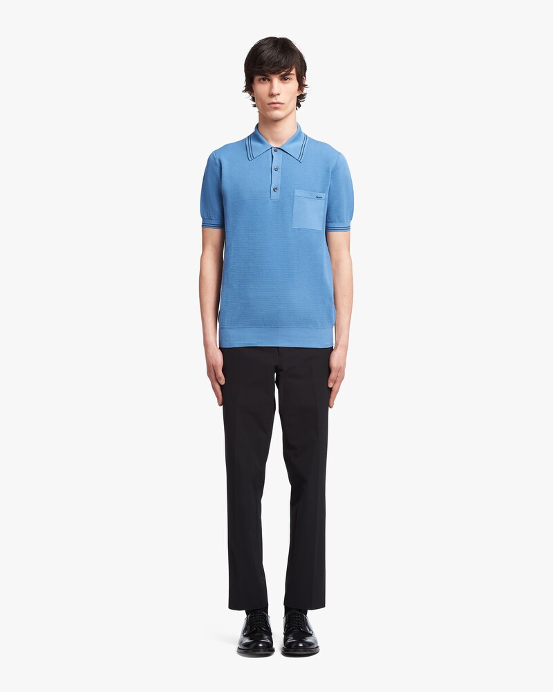 blue prada polo