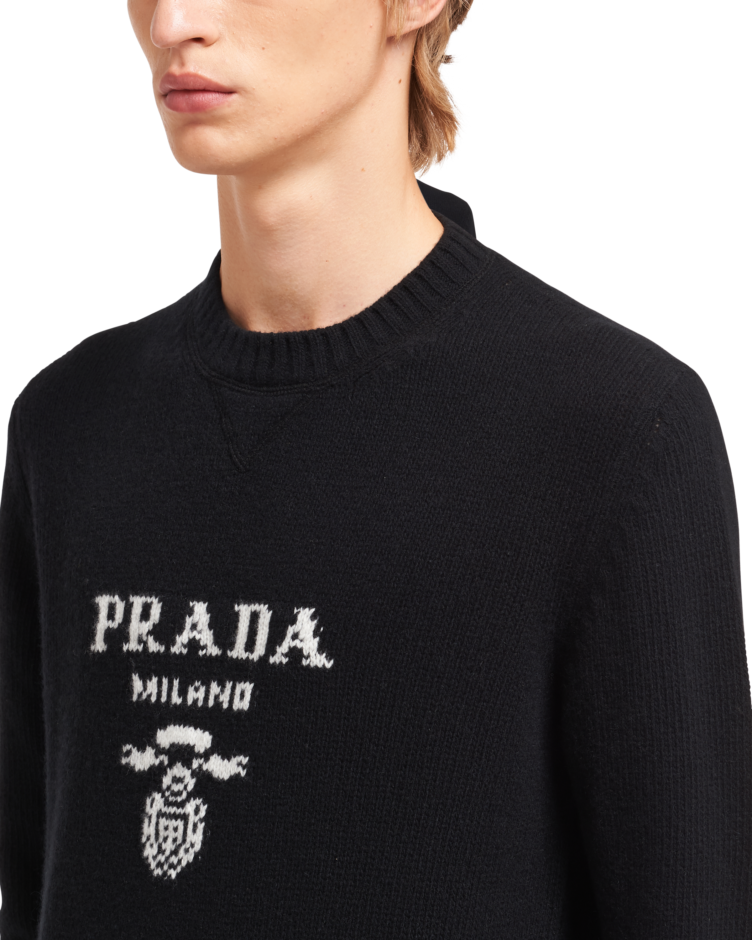 prada black sweater