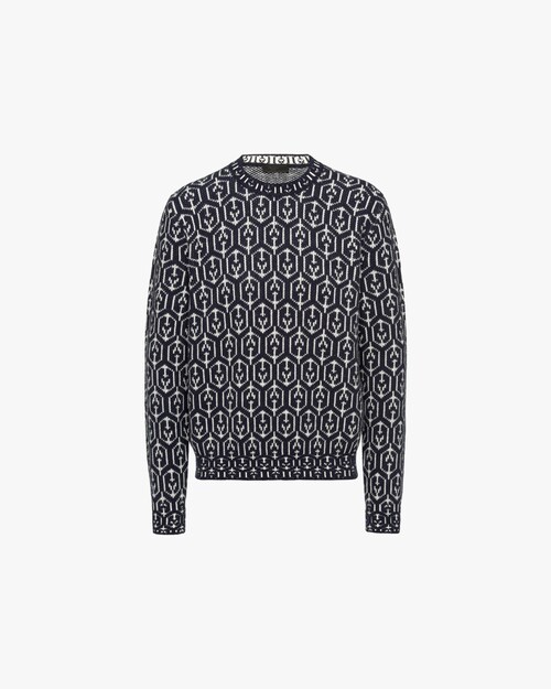 prada jacquard sweater