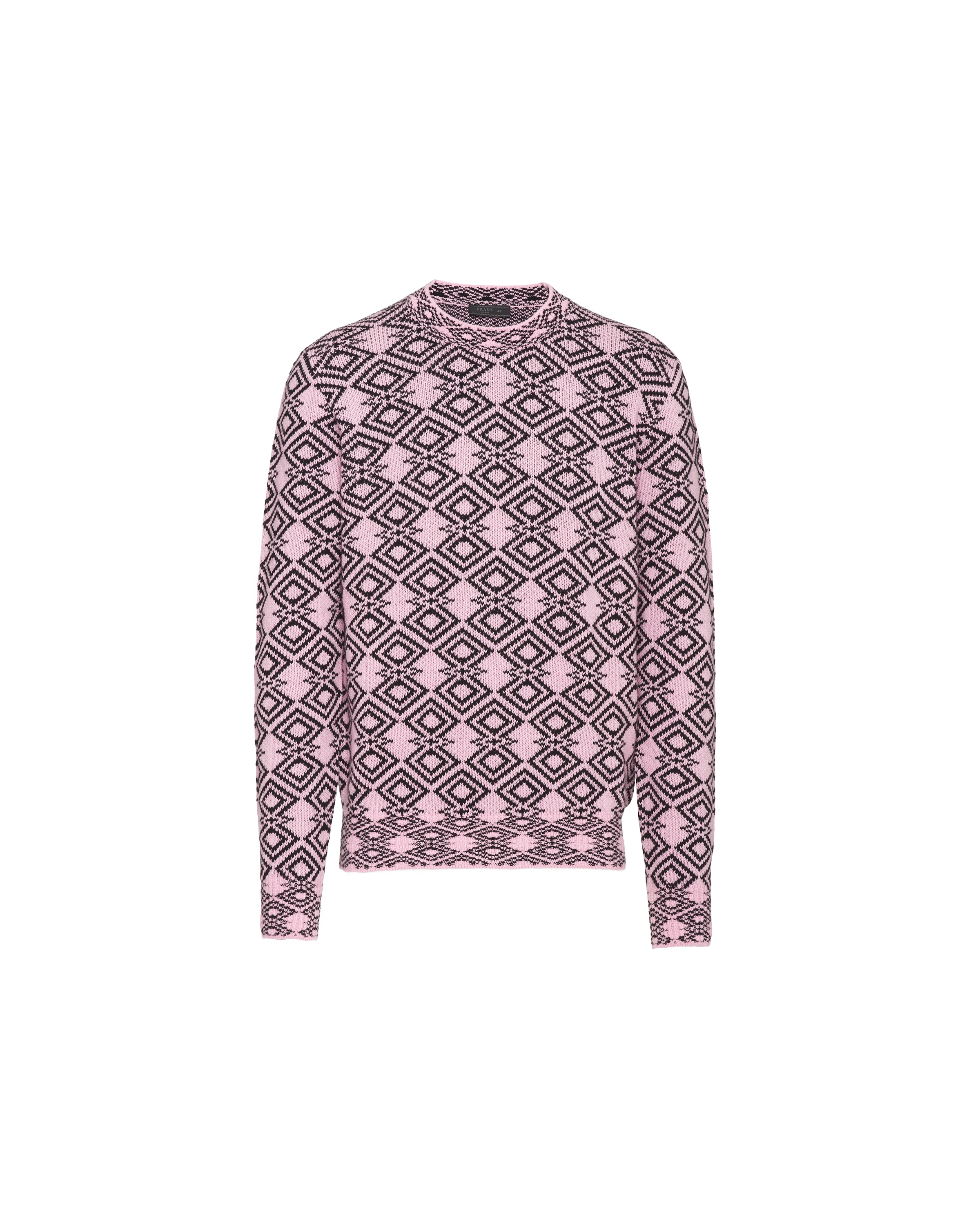 prada jacquard sweater