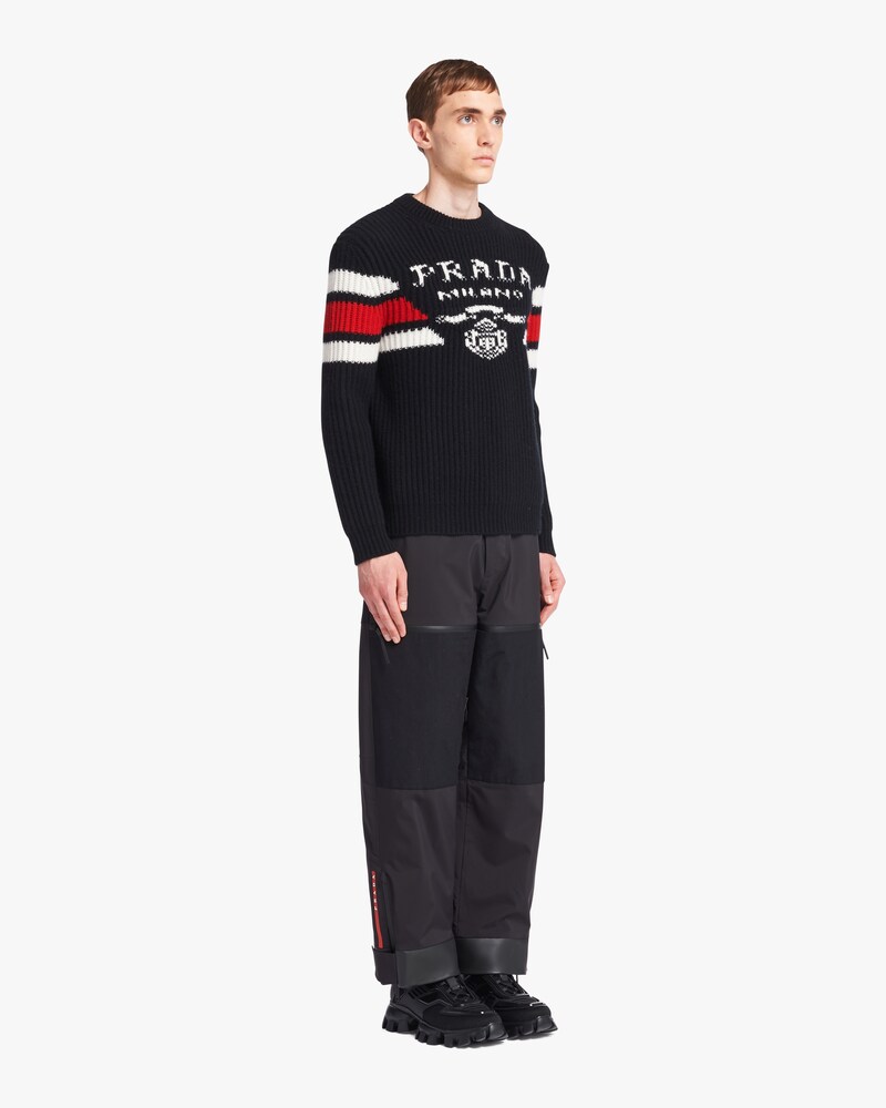 prada jacquard sweater