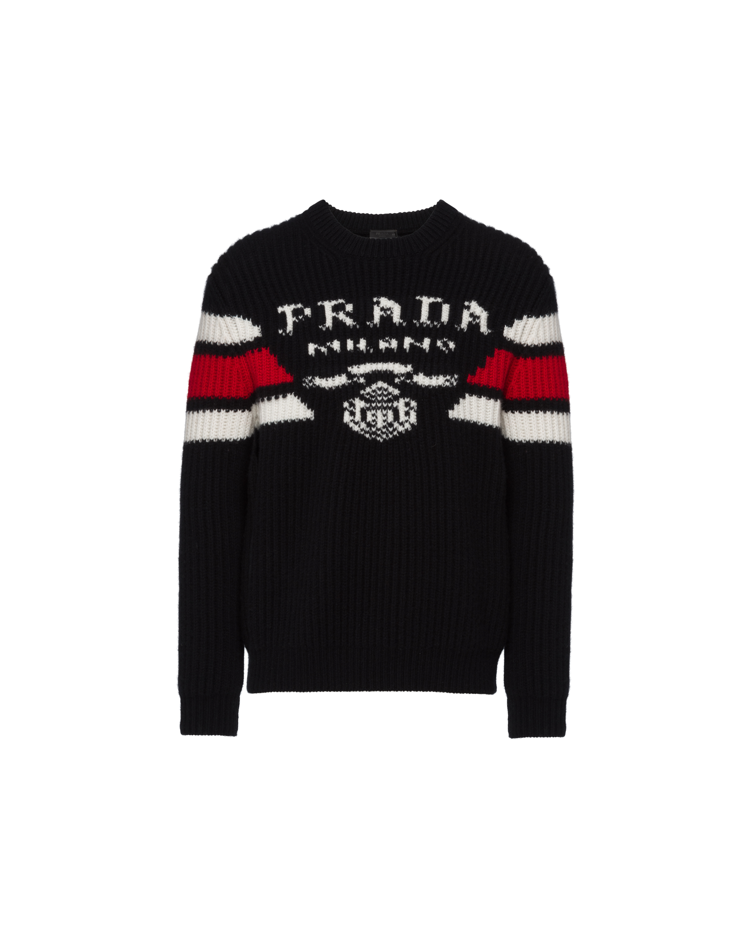 prada jacquard sweater