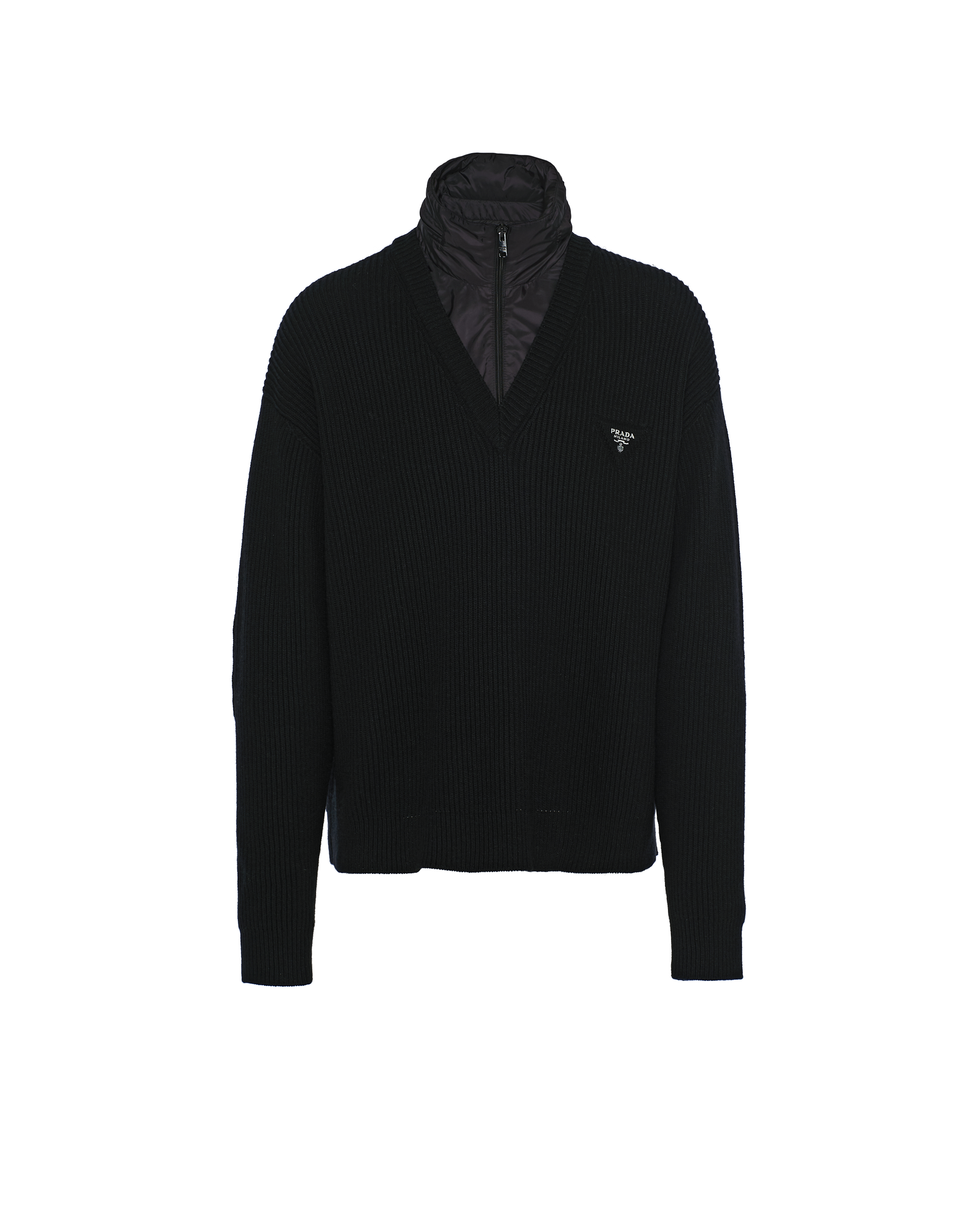 Prada nylon hoodie clearance