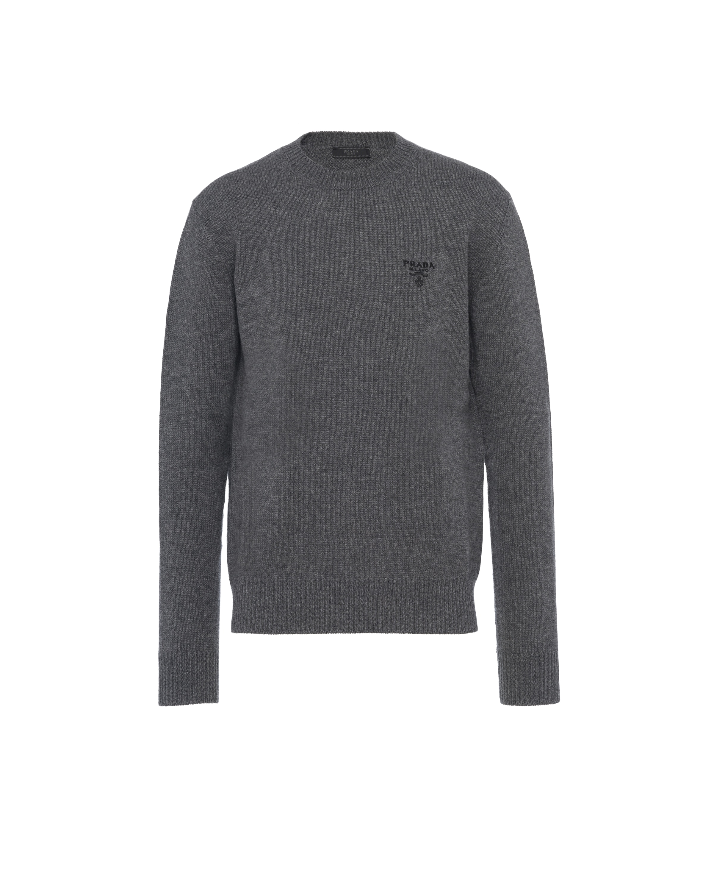 Prada Maglione In Cashmere, Uomo, Ardesia, Taglia 44